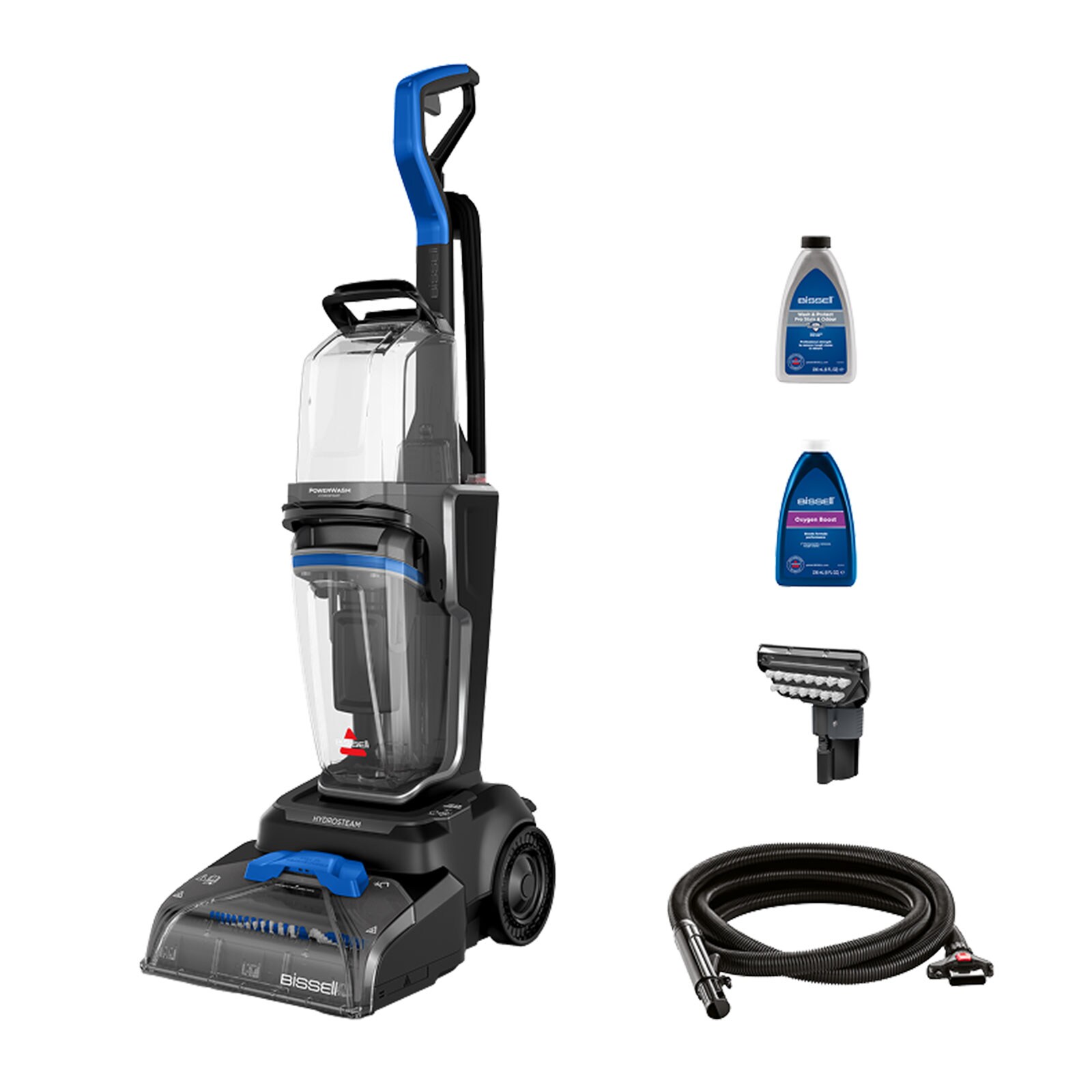 BISSELL 4199N PowerWash Hydrosteam Waschsauger (f&uuml;r Teppiche, Teppichb&ouml;den, 1400 W, 3.78 l Wassertankkapazit&auml;t, 1.89 l Tank f&uuml;r Schmutzwasser, HydroSteam&trade;-Technologie) 
