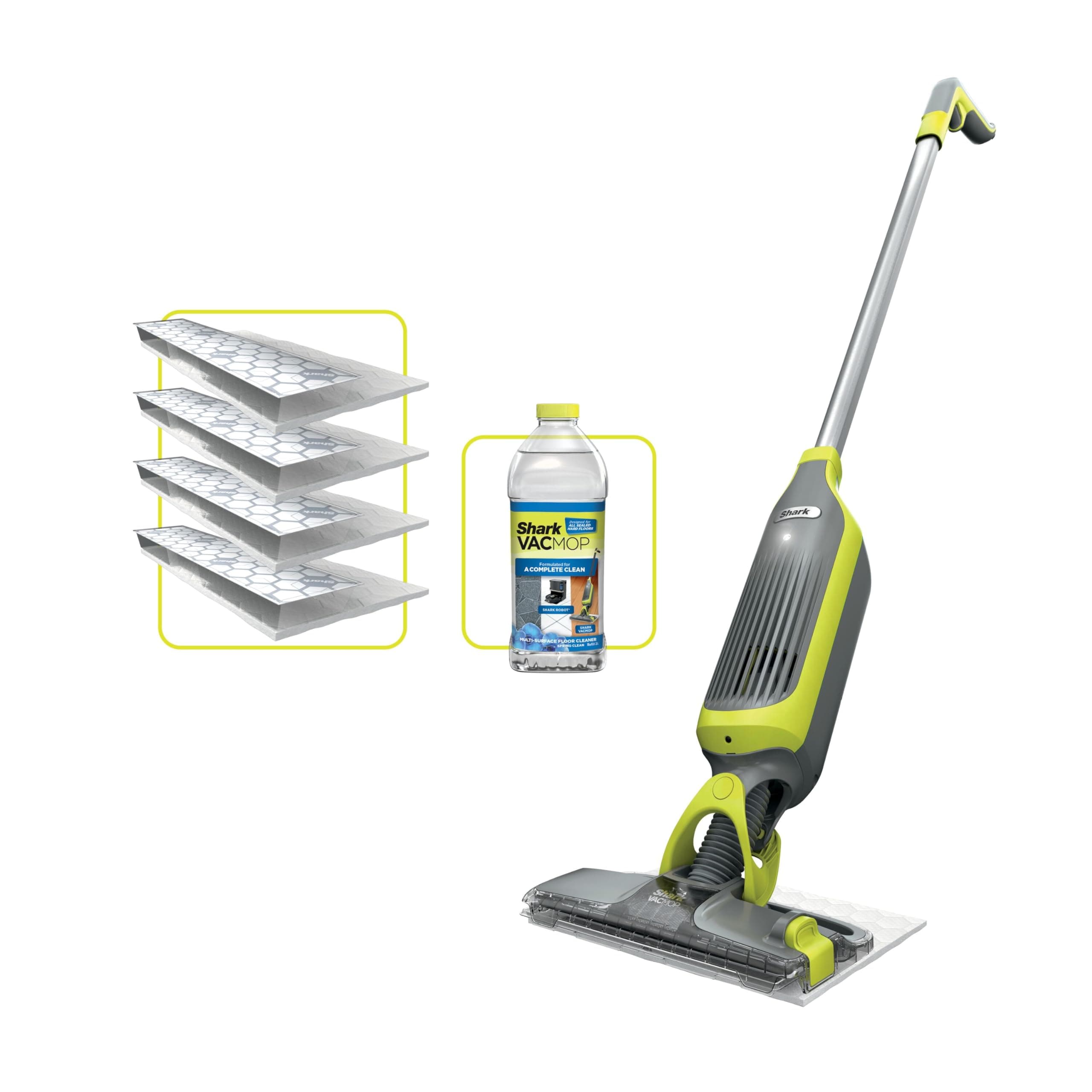 Shark VM200EU 2-in-1 kabelloser Staubsauger und Spr&uuml;hmopp f&uuml;r Hartb&ouml;den (0,35 l Wassertank, gezielte Spr&uuml;hfunktion, Einwegpads, ber&uuml;hrungsfreie Pad-Entsorgung, kabellos) 