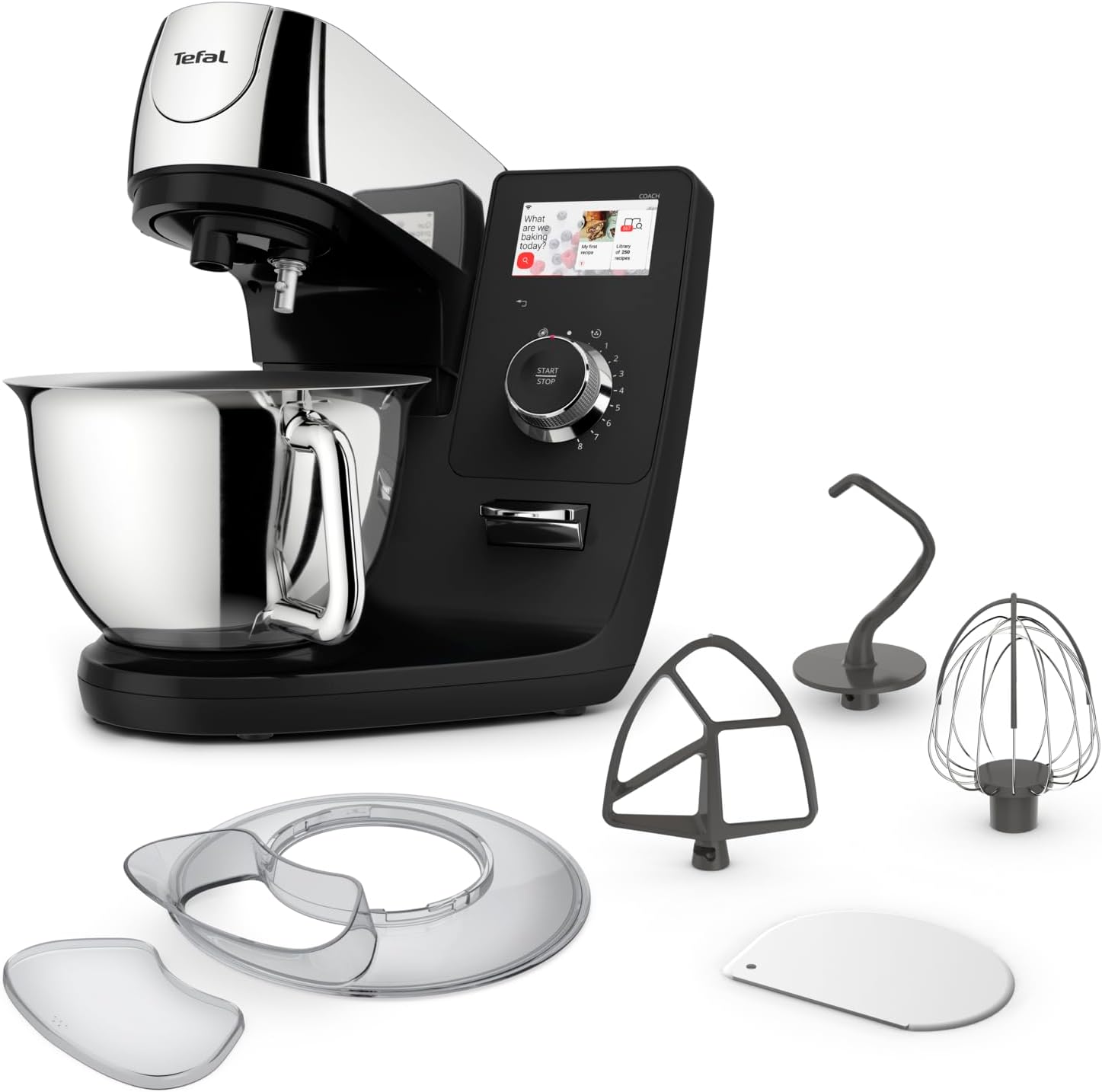 Tefal QB950D iCOACH K&uuml;chenmaschine TOUCH WIFI K&uuml;chenger&auml;t 5,5 Liter Sch&uuml;ssel 