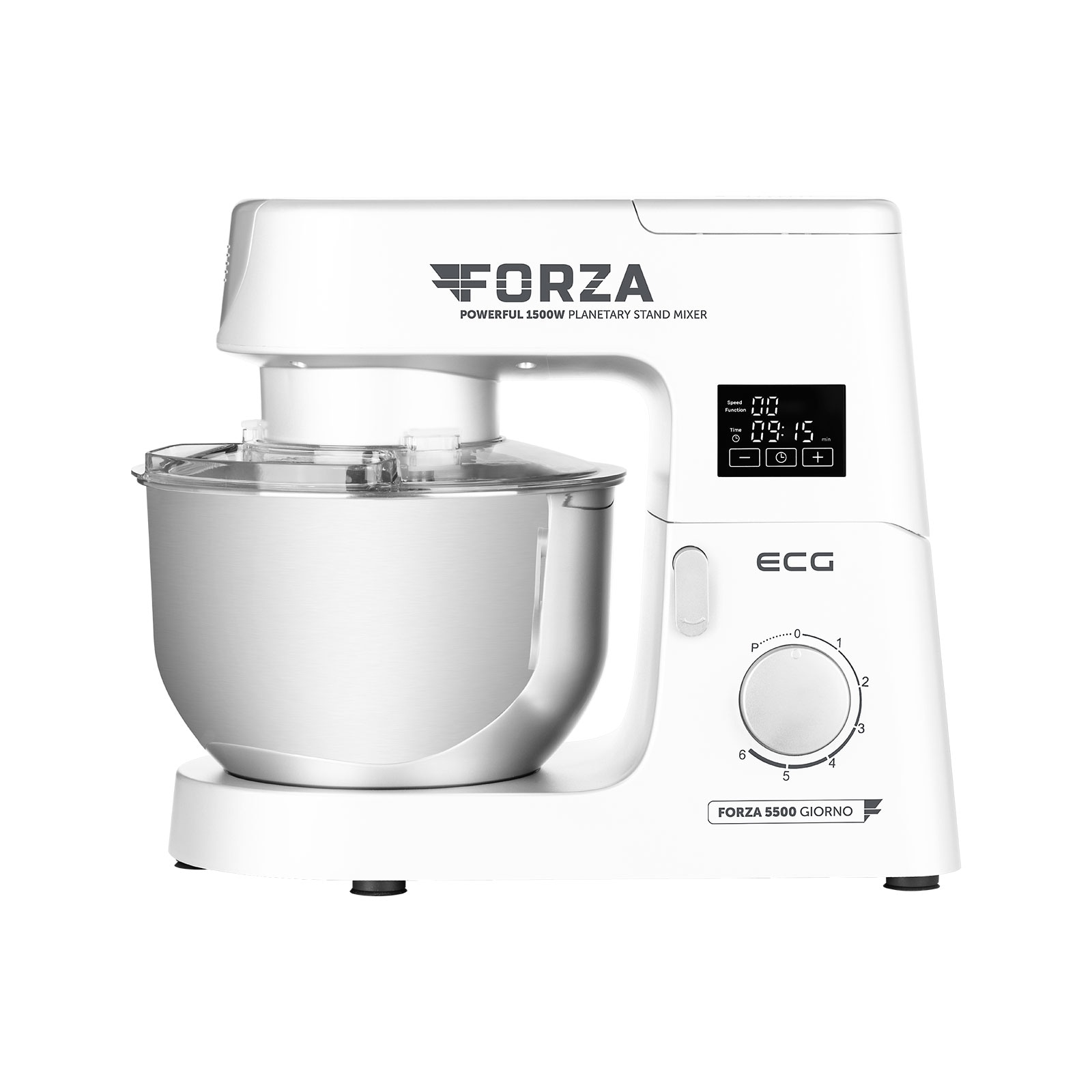 ECG K&uuml;chenmaschine FORZA 5500 Giorno Bianco 
