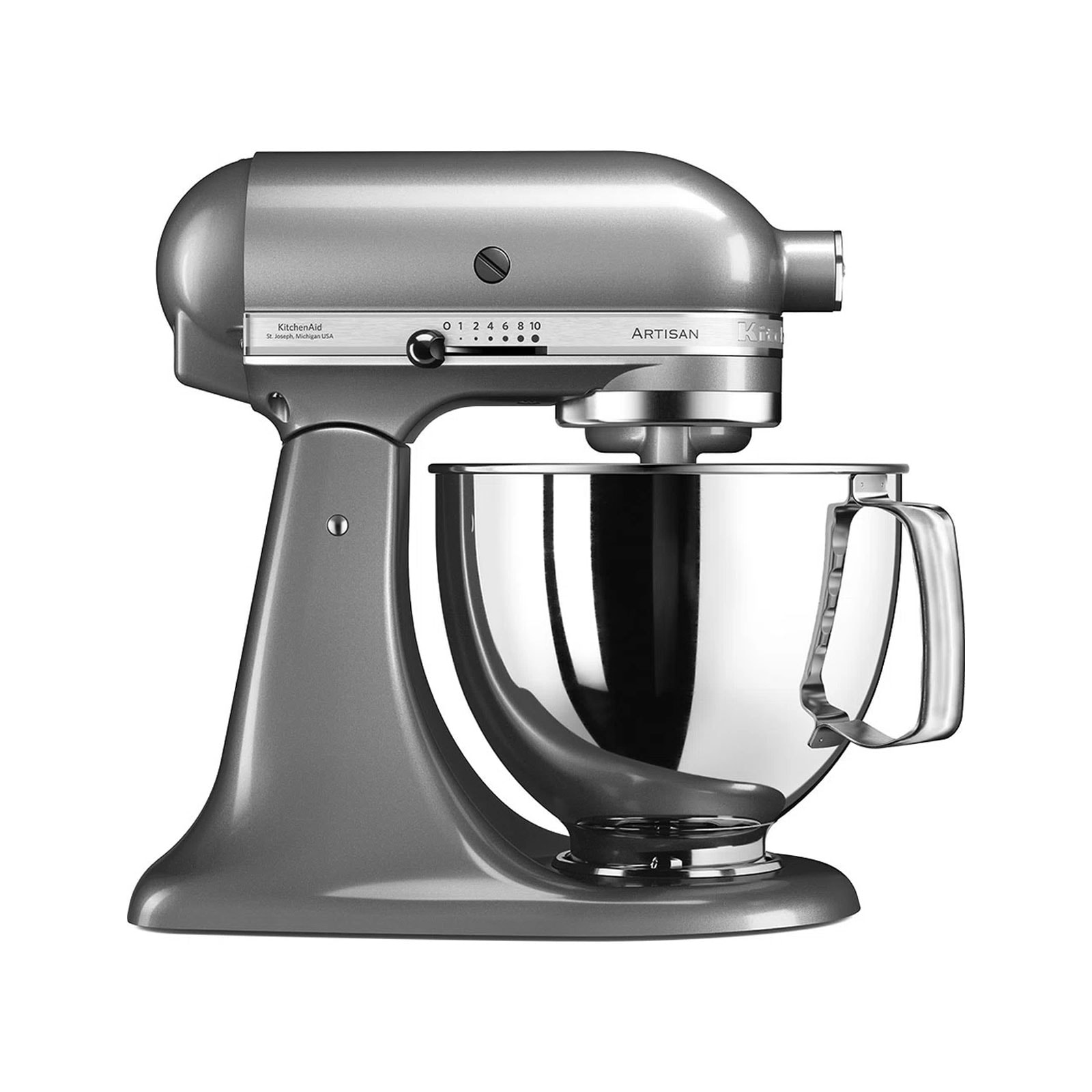 KitchenAid 5KSM125ECU Artisan K&uuml;chenmaschine Kontur-Silber 