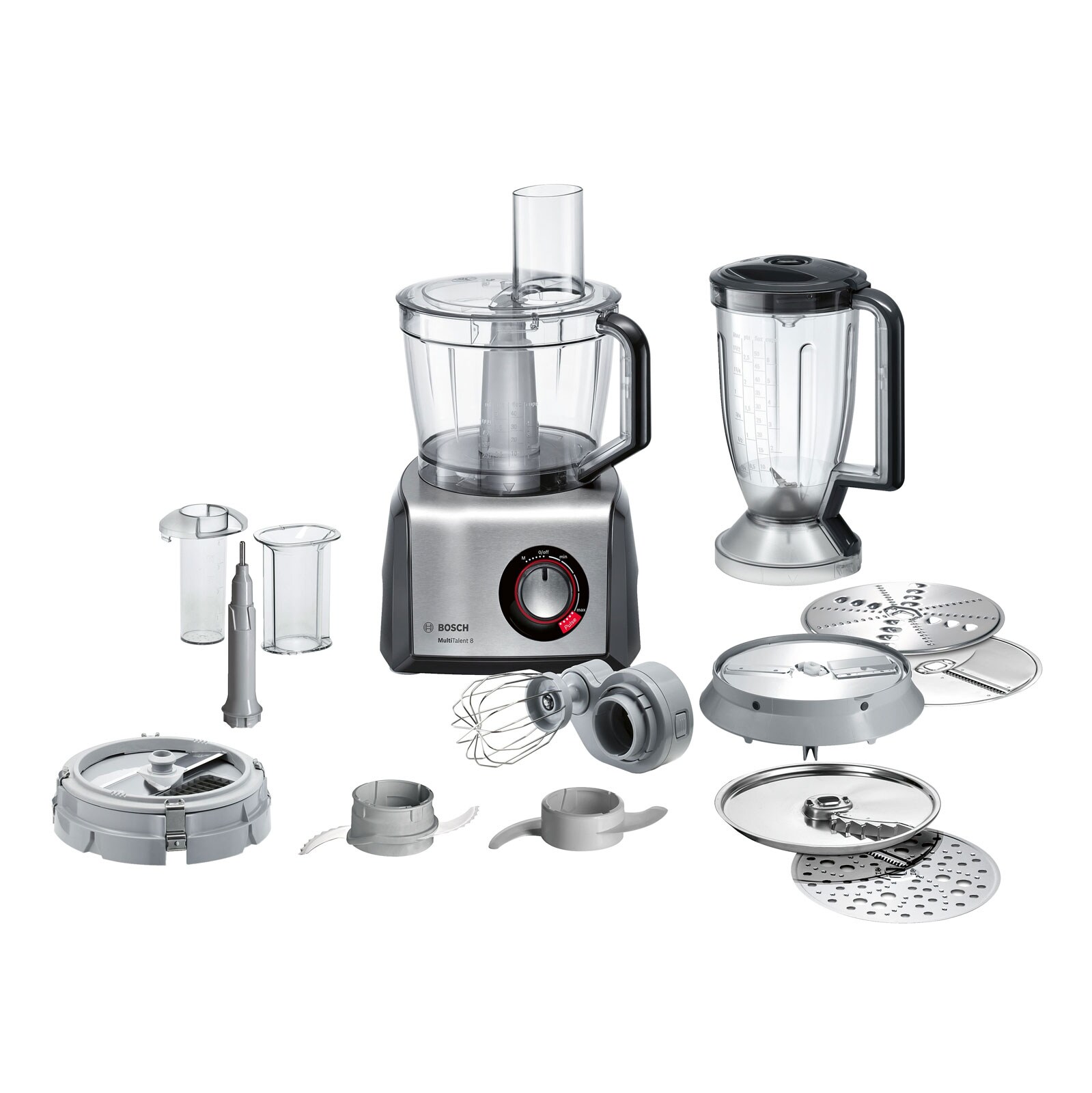 Bosch MC812M865 K&uuml;chenmaschine Foodprocessor schwarz/Edelstahl 
