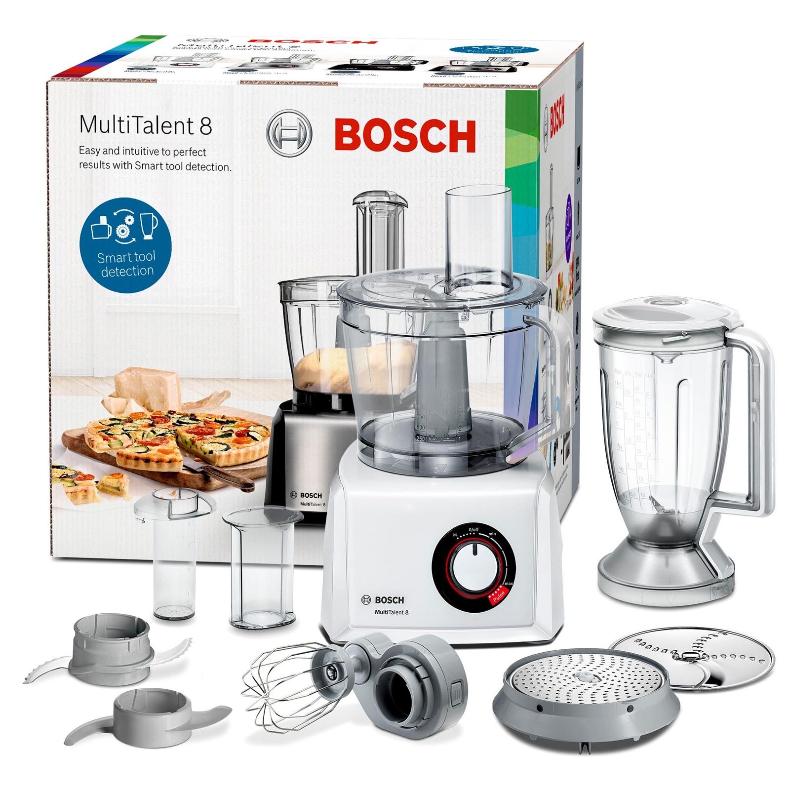Bosch MC812W501 K&uuml;chenmaschine Foodprocessor wei&szlig; 