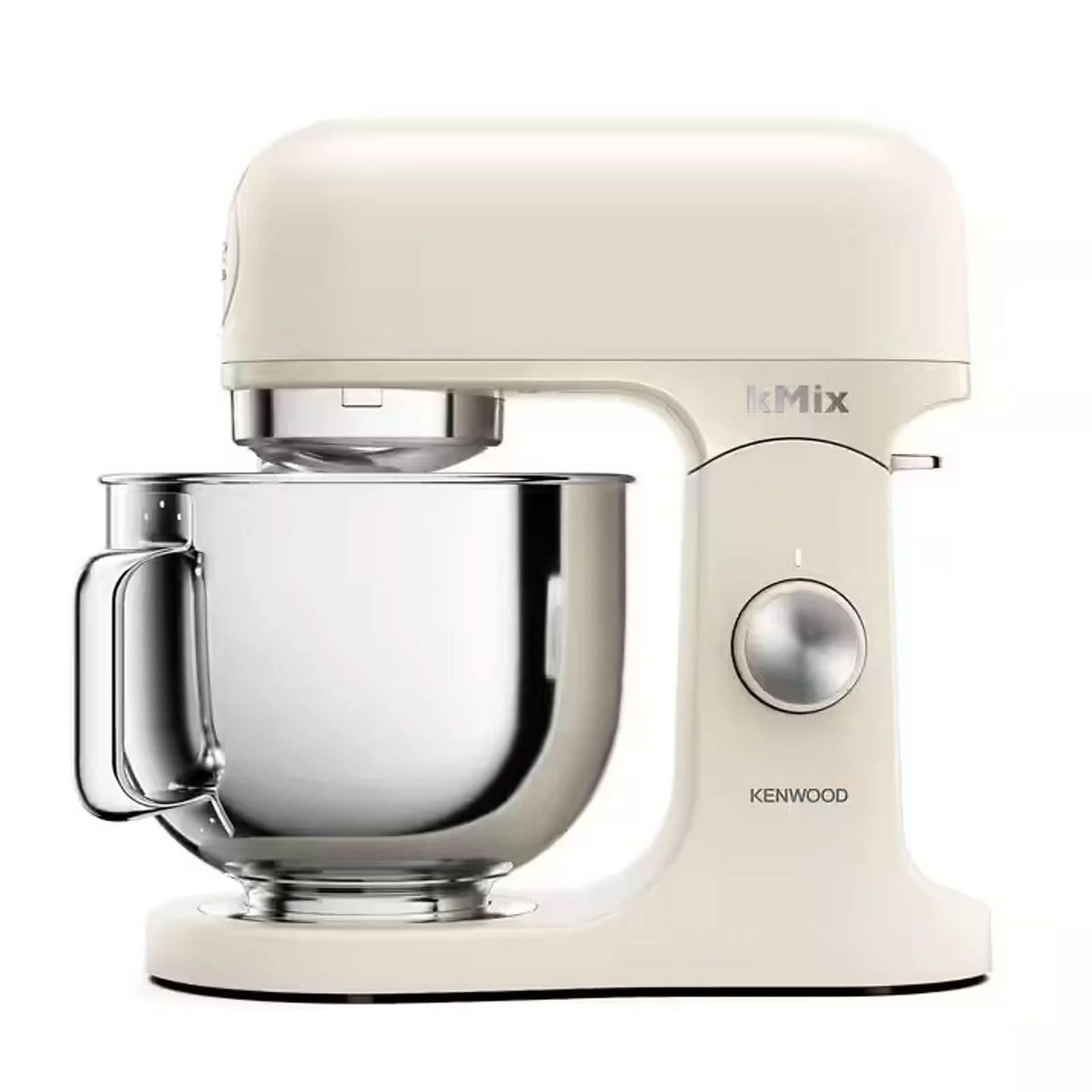 KENWOOD KMX751ACR kMix Creme K&uuml;chenmaschine (1.000 Watt, 6 Geschwindigkeitsstufen, Unterhebfunktion, 5 l Edelstahl-Sch&uuml;ssel mit Handgriff, kMix K-Haken, kMix Ballonschneebesen, kMix Knethaken, Spritzschutz, Spatula, Cream) 