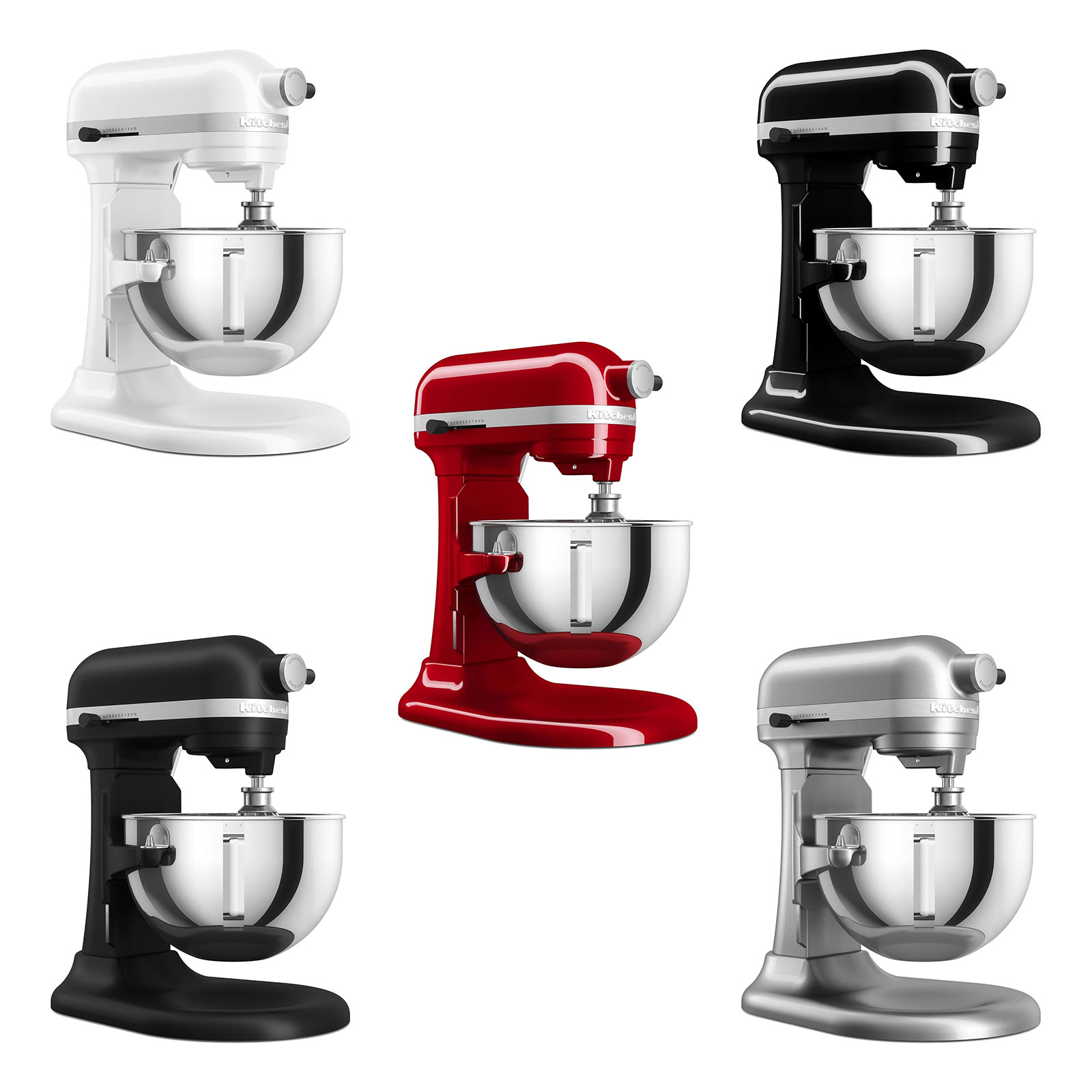 KitchenAid 5KSM55SXXEWH Heavy Duty 5,2 L k&uuml;chenmaschine 