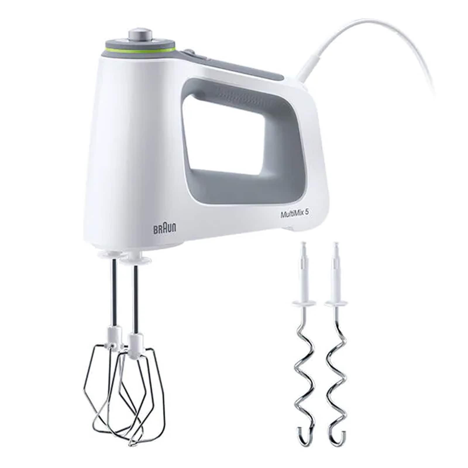 BRAUN HM 5100 WH MultiMix 5 Handmixer wei&szlig;/grau 