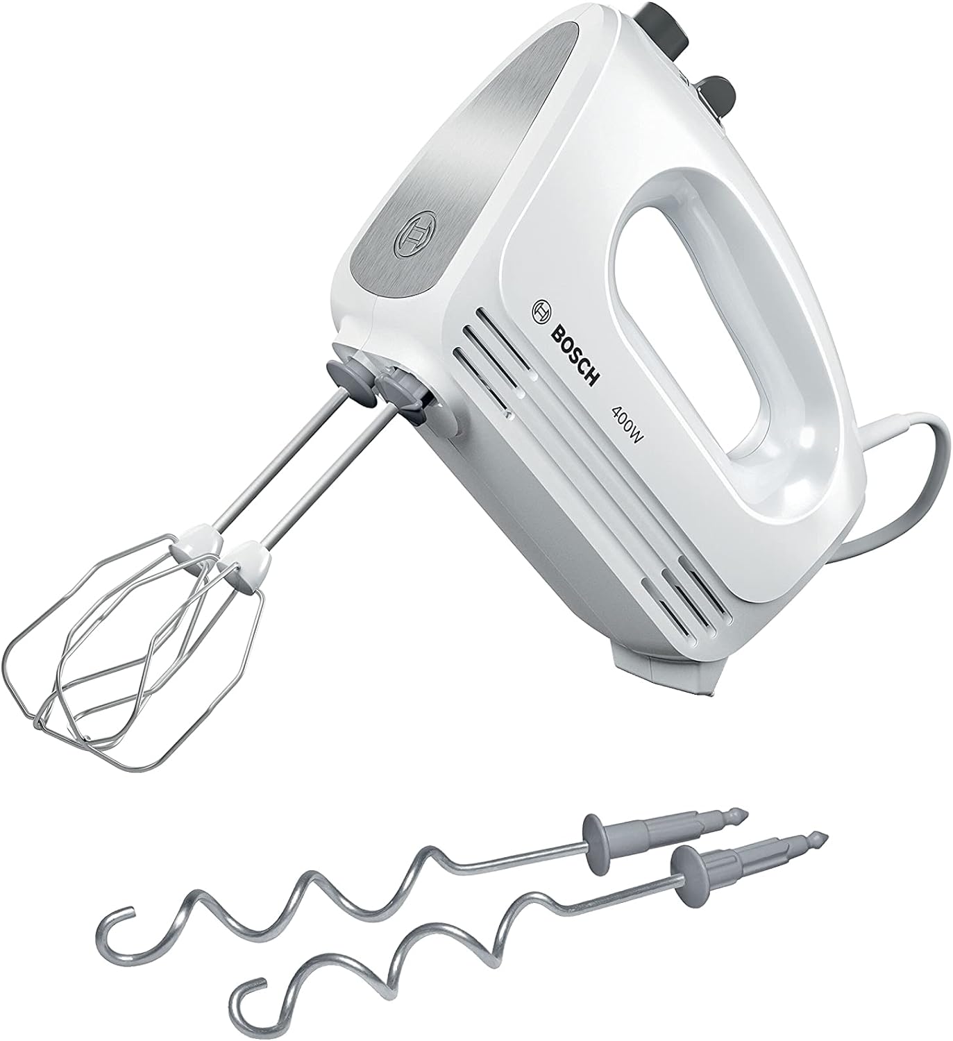Bosch MFQ24200 CleverMixx Handr&uuml;hrer 400 Watt wei&szlig;/silber 4 Stufen 