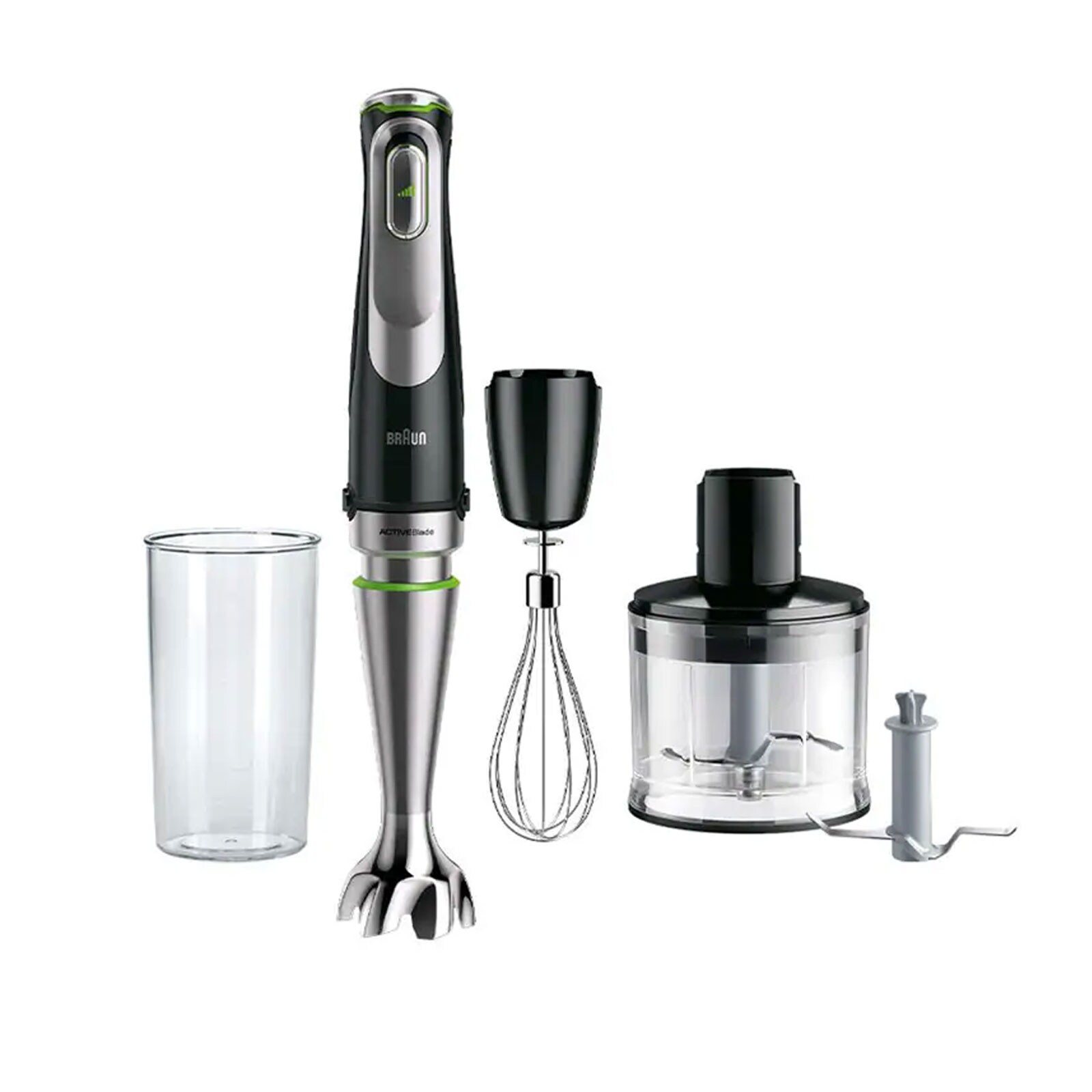 BRAUN MQ 9135XI MultiQuick 9 Stabmixer Set Edelstahl/Schwarz 