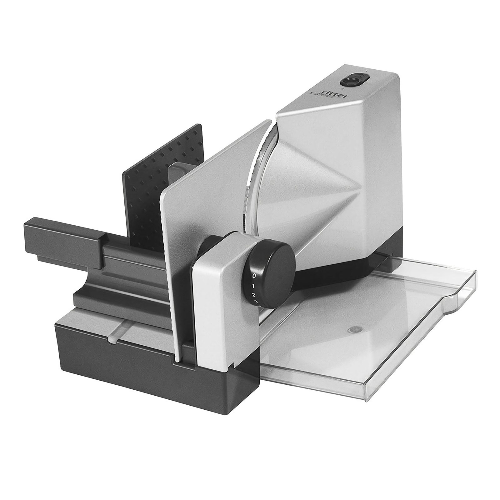 Ritter E 18 silbermetallic Allesschneider 
