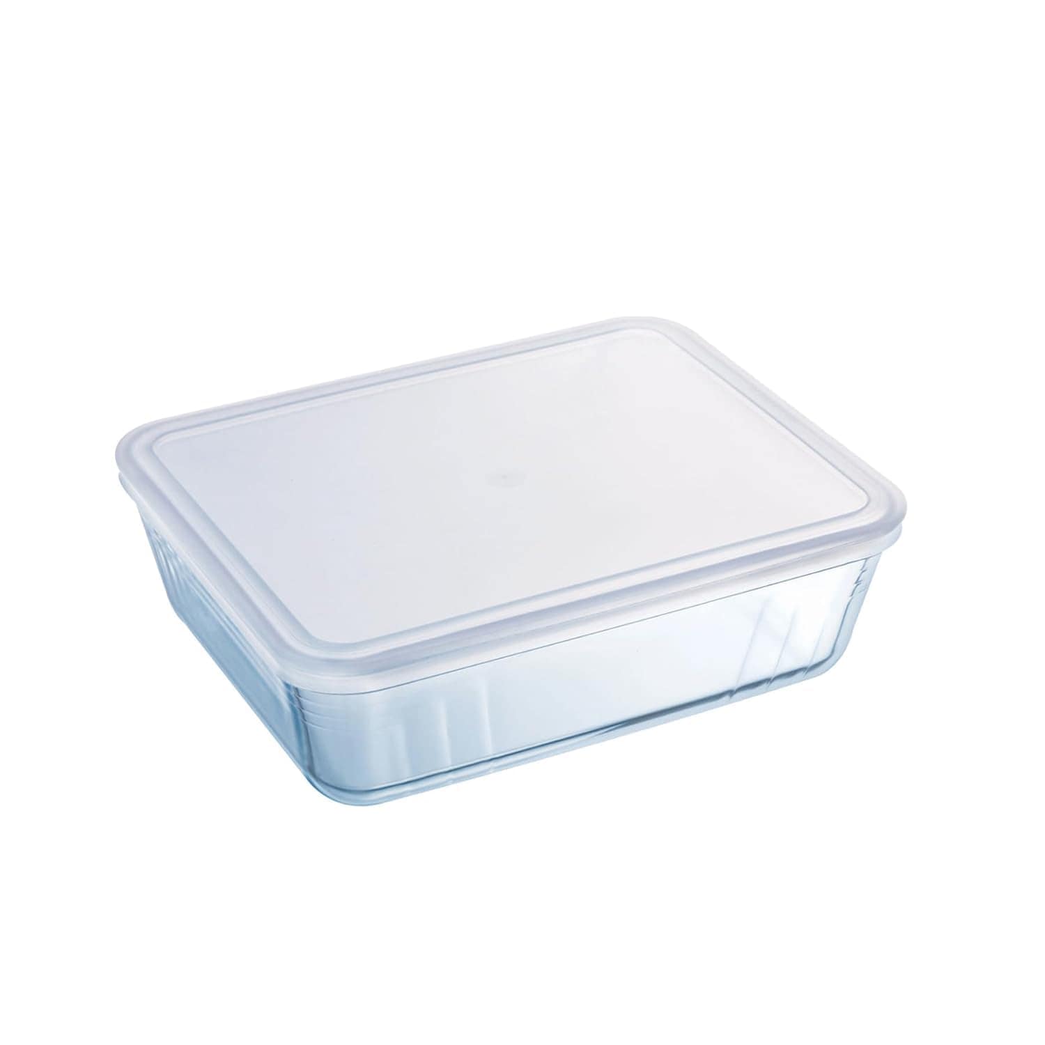 Pyrex Cook & Freeze rechteckige Glasschale mit Gefrierdeckel 0,8 l Aufbewahrungsbox (Geh&auml;rtetes, extrem widerstandsf&auml;higes Borosilikatglas, BPA-freier Deckel, Temperaturschocks bis 240&deg;C, Backofen- und Mikrowellengeeignet (ohne Deckel), sp&uuml;lmaschinengeeign 