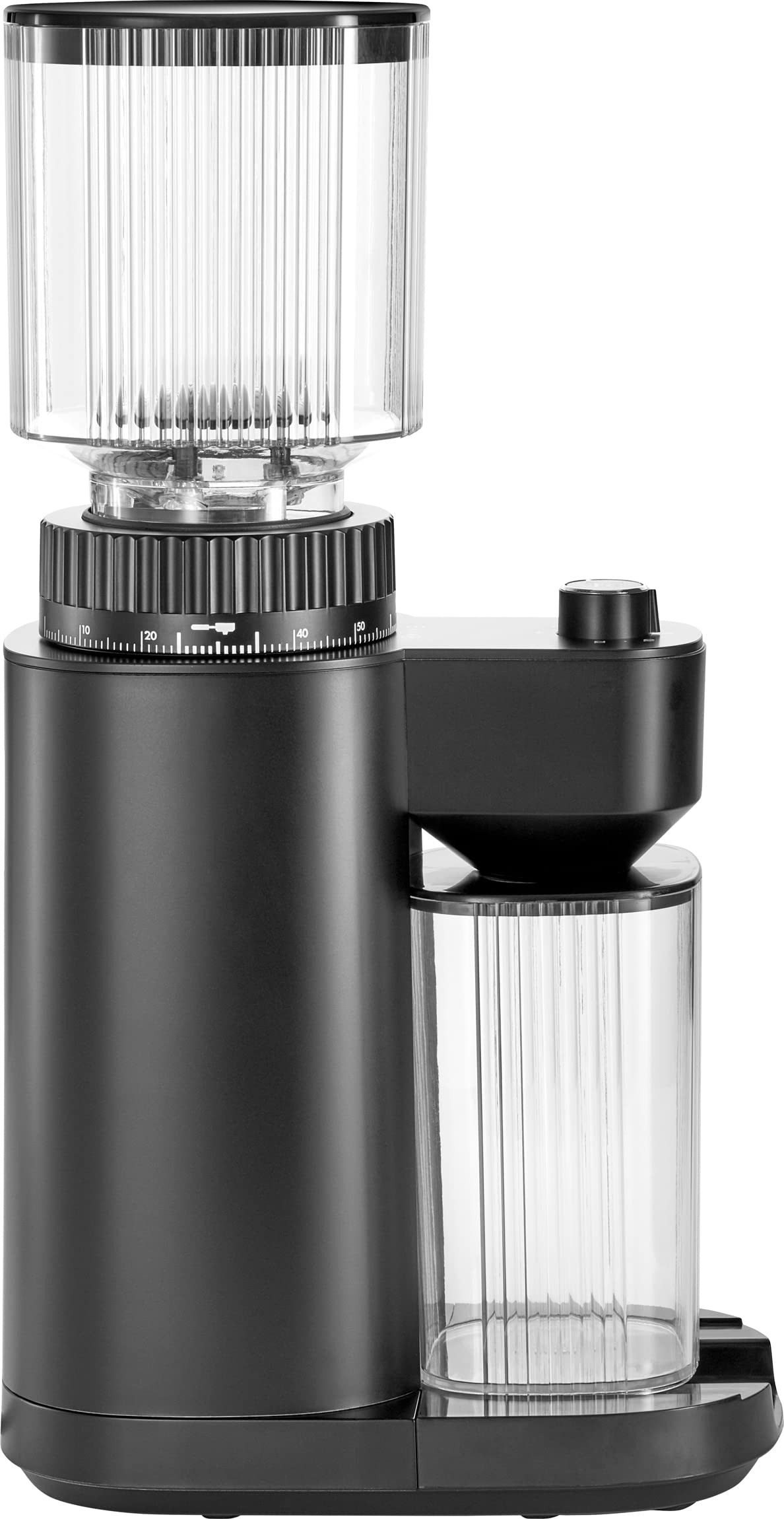 ZWILLING Enfinigy Schwarz Kaffeem&uuml;hle (135 Watt, 140 Mahlgradeinstellungen, 1-12 Tassen, Edelstahl-Kegelmahlwerk, Kabelaufwicklung, Kunststoffgeh&auml;use, Schwarz) 