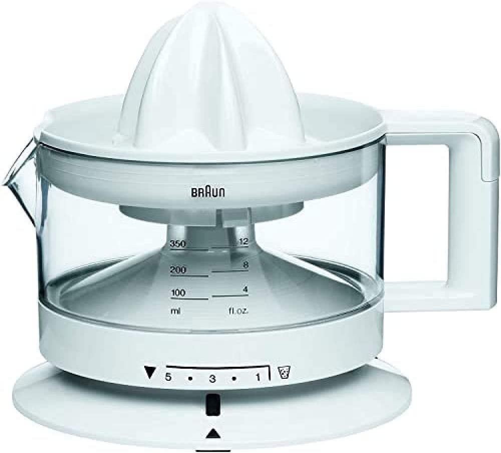 BRAUN CJ 3000 Zitruspresse 350ml Saftbeh&auml;lter einstellbarer Fruchtfleischanteil 