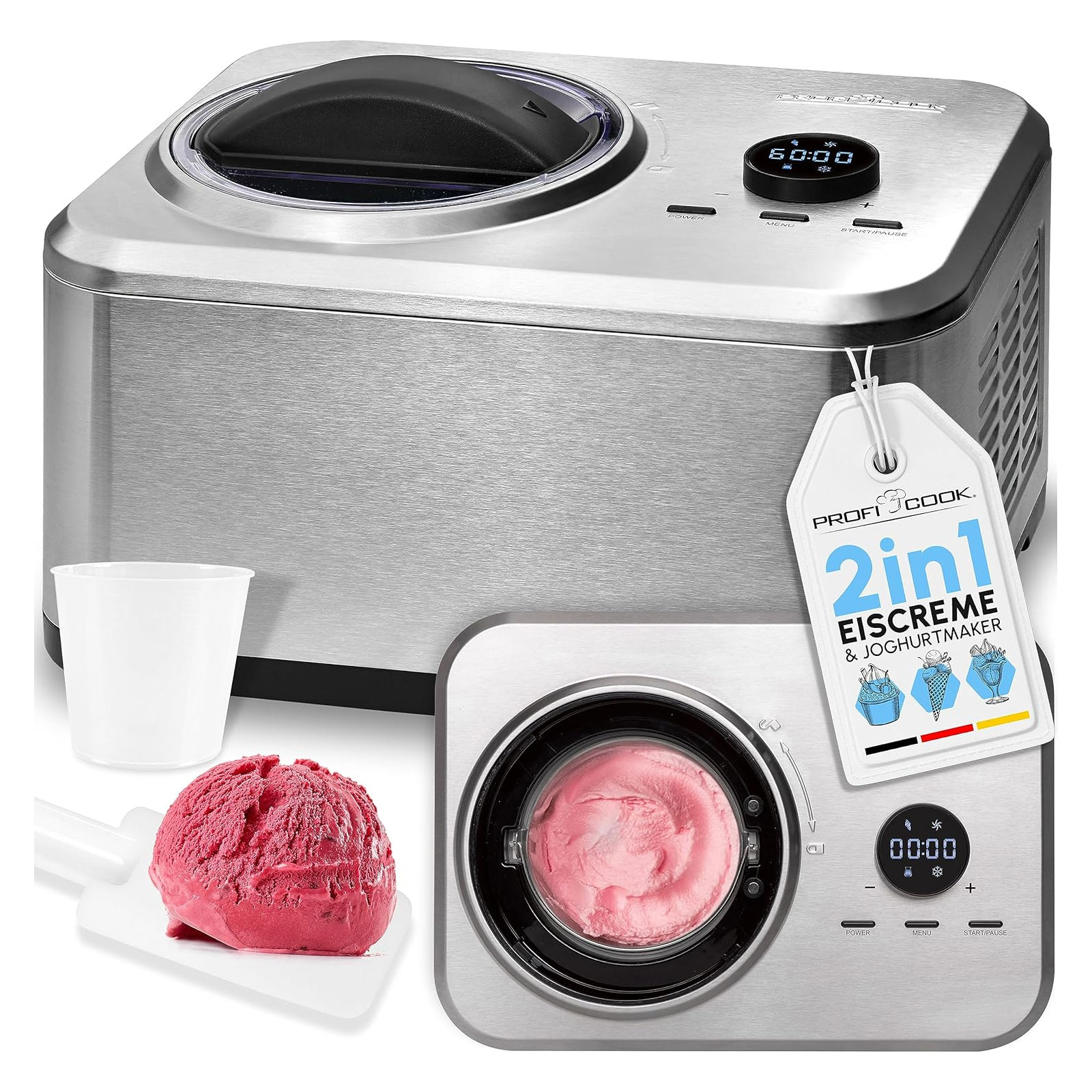 PROFICOOK PC-ICM 1268 Eiscreme-/Joghurt-Maker 