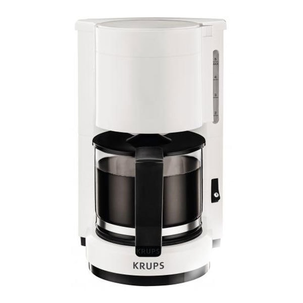 Krups F 183 0110 AromaCafe 5 Kaffeemaschine mit Abschaltautomatik wei&szlig; 