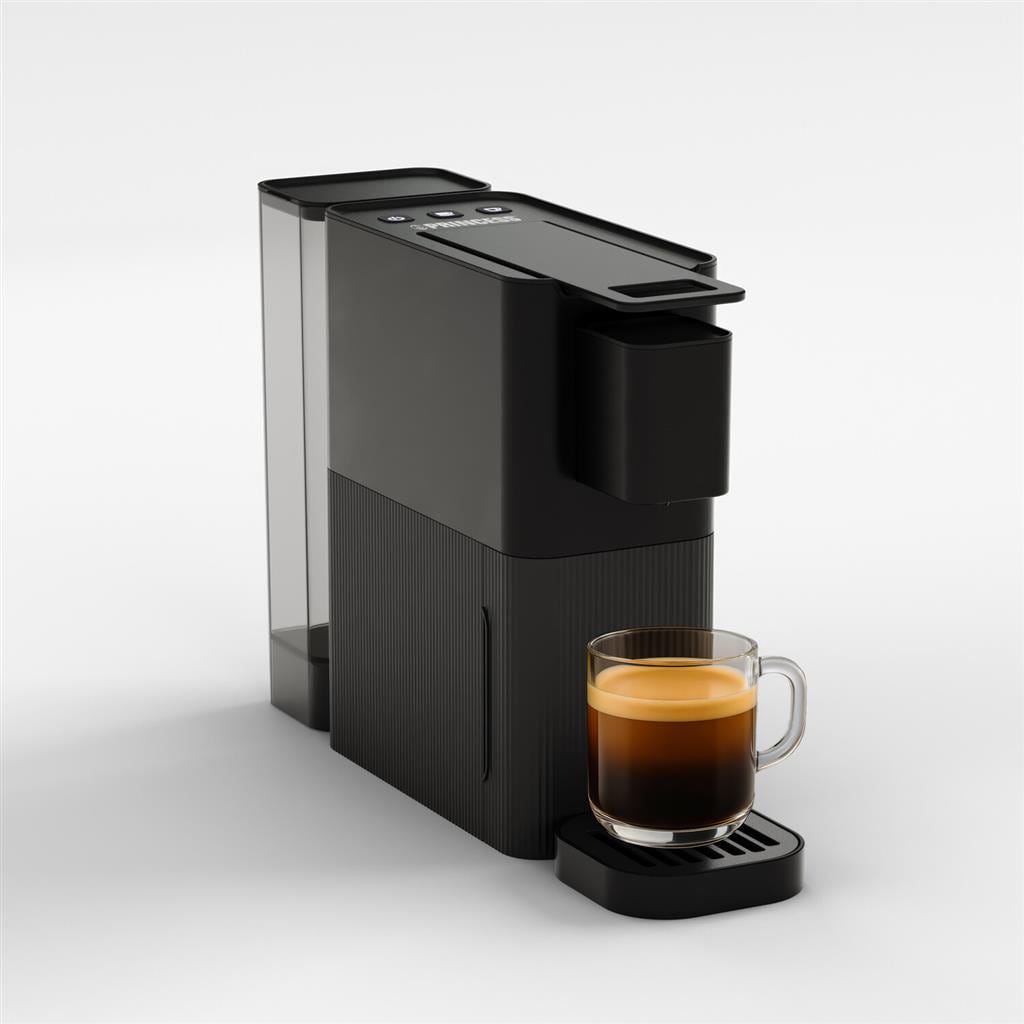 PRINCESS 249423 Nespresso-Kapselmaschine (0,8 l Wassertank, abnehmbarer Wassertank, 19 bar Pumpendruck, Abschaltautomatik) 