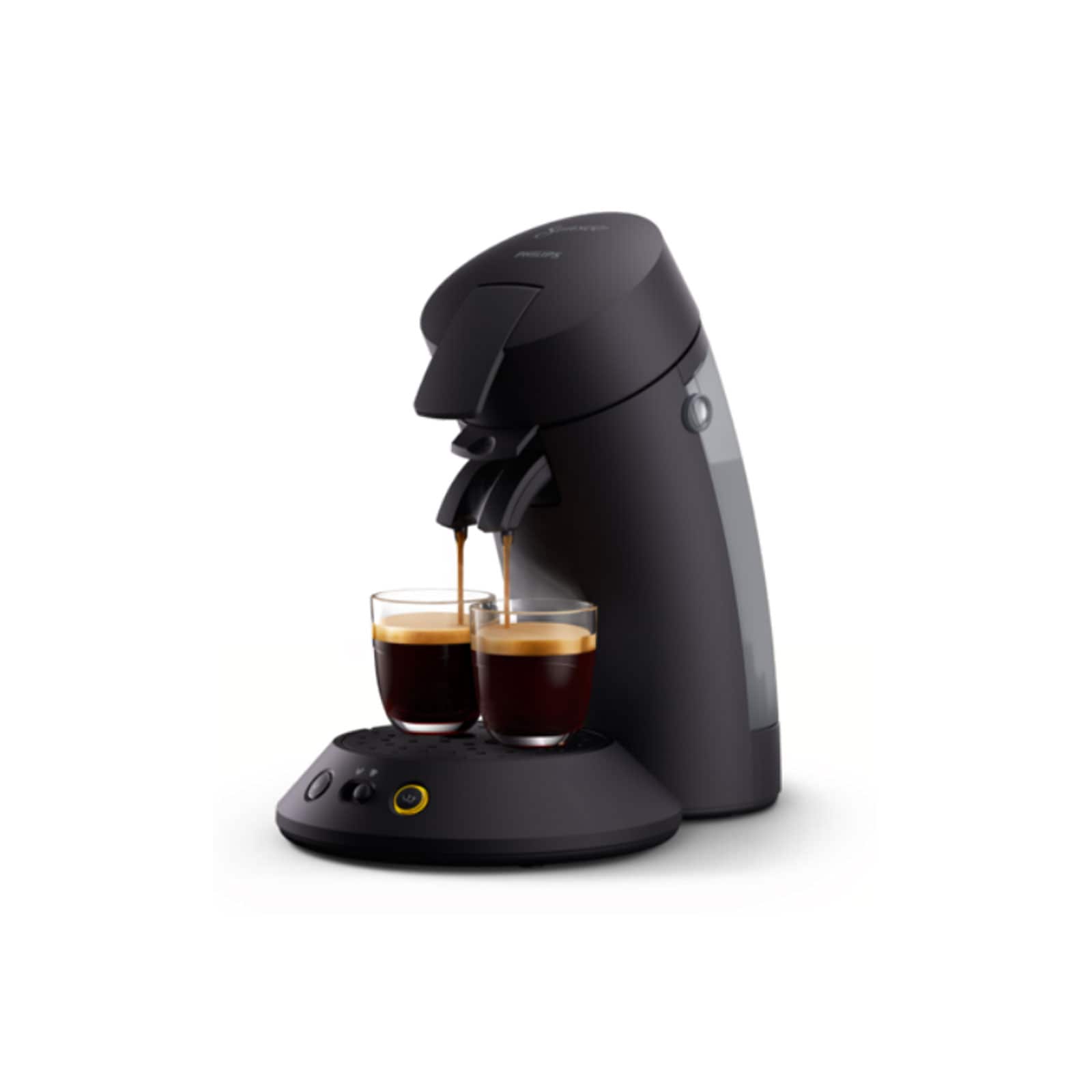 Philips Senseo CSA210/69 Original Plus XMAS Limited Edition Padmaschine (inkl. Original Senseo Pads Classic + Capuccino, schwarz) 