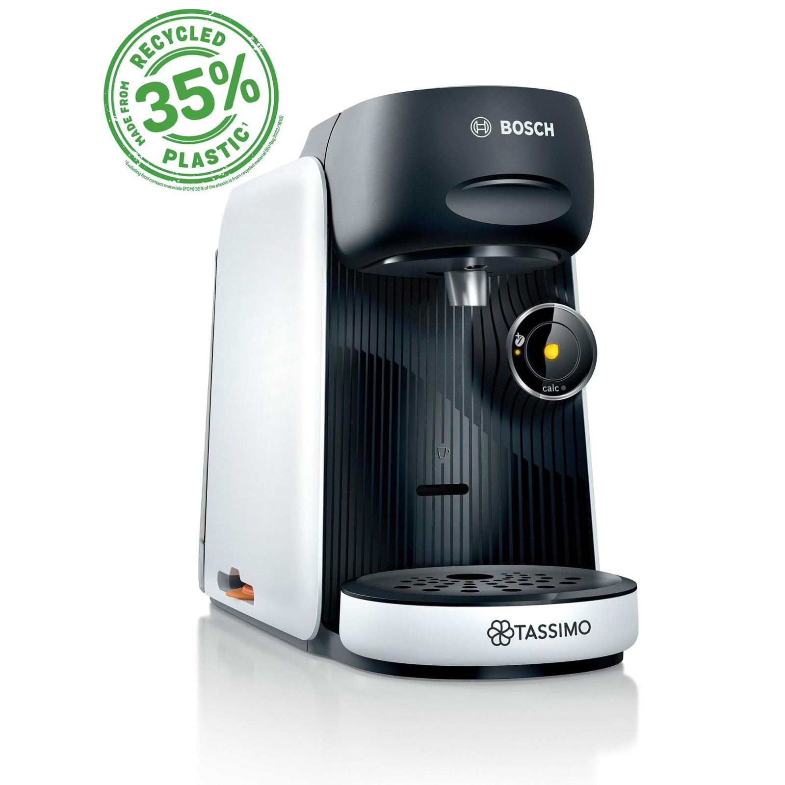 Bosch TAS164E Kapselmaschine Intellibrew, IntensityBoost, 0,7 l Wassertank, recyceltes Material 