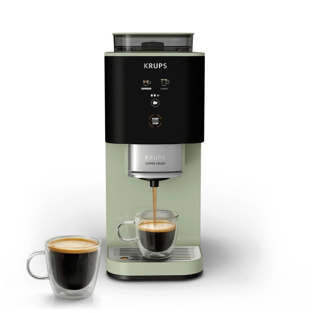 Krups Coffee Crush SA401LE0 Kaffeevollautomat Gr&uuml;n 1.8l 