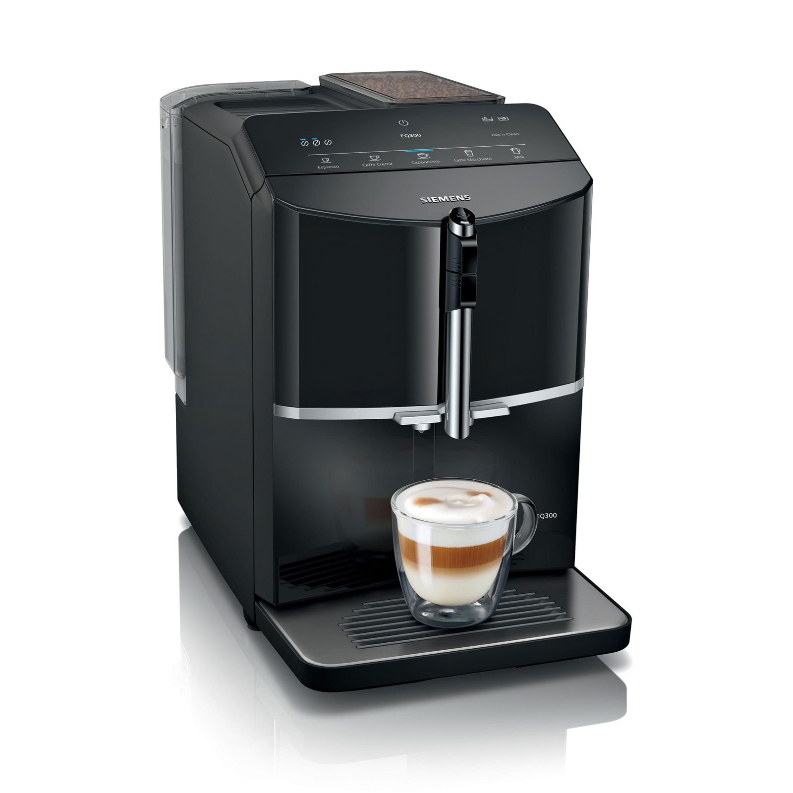 Siemens TF301E19, Kaffeevollautomat schwarz 