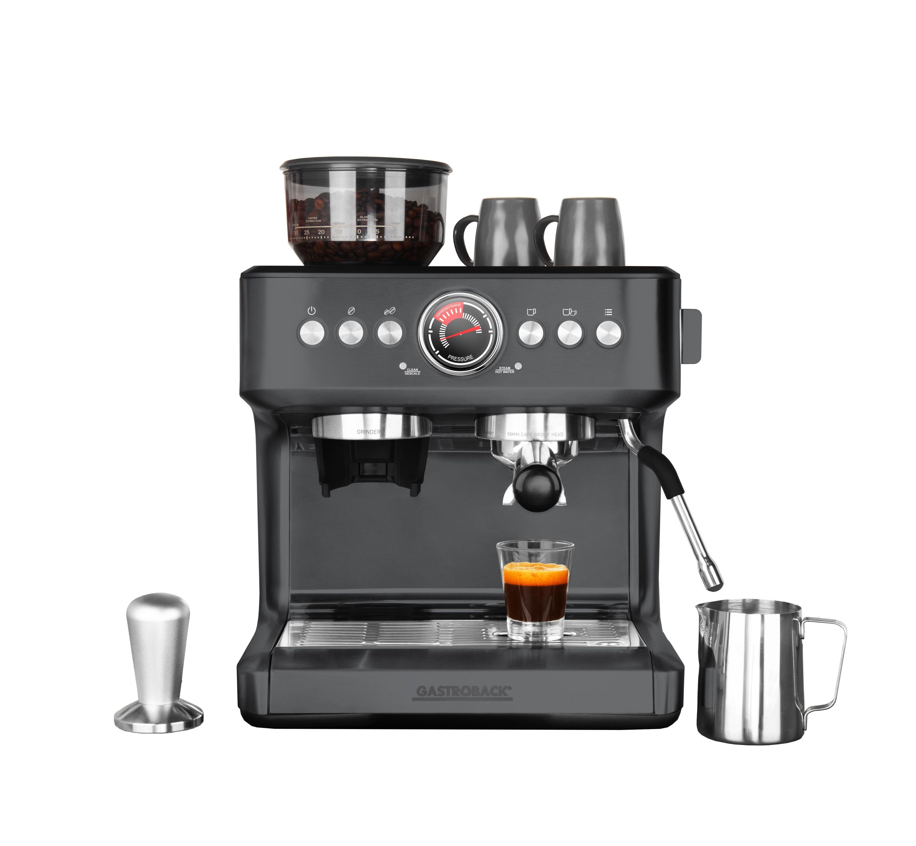 Gastroback 42627 Design Espresso Advanced Urban Duo Siebtr&auml;ger-Espressomaschine 
