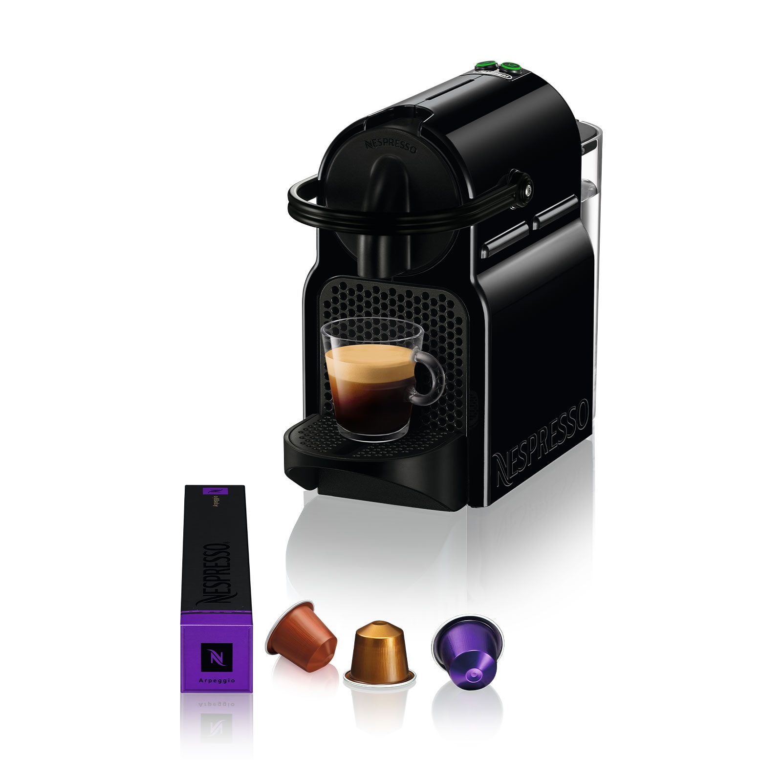DeLonghi EN80.B Inissia Nespressomaschine Schwarz 