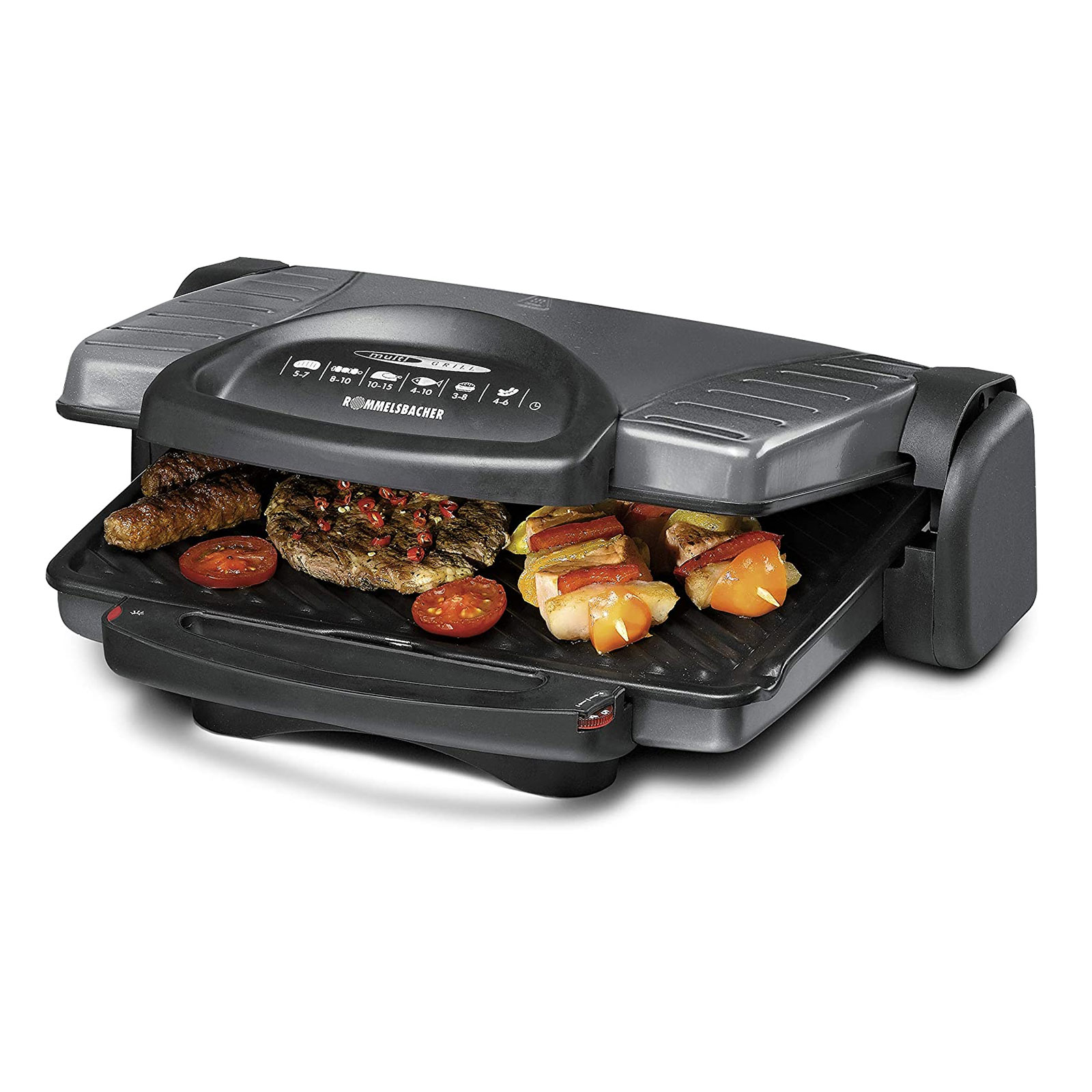 Rommelsbacher KG 1800 Kontaktgrill  anthrazit 