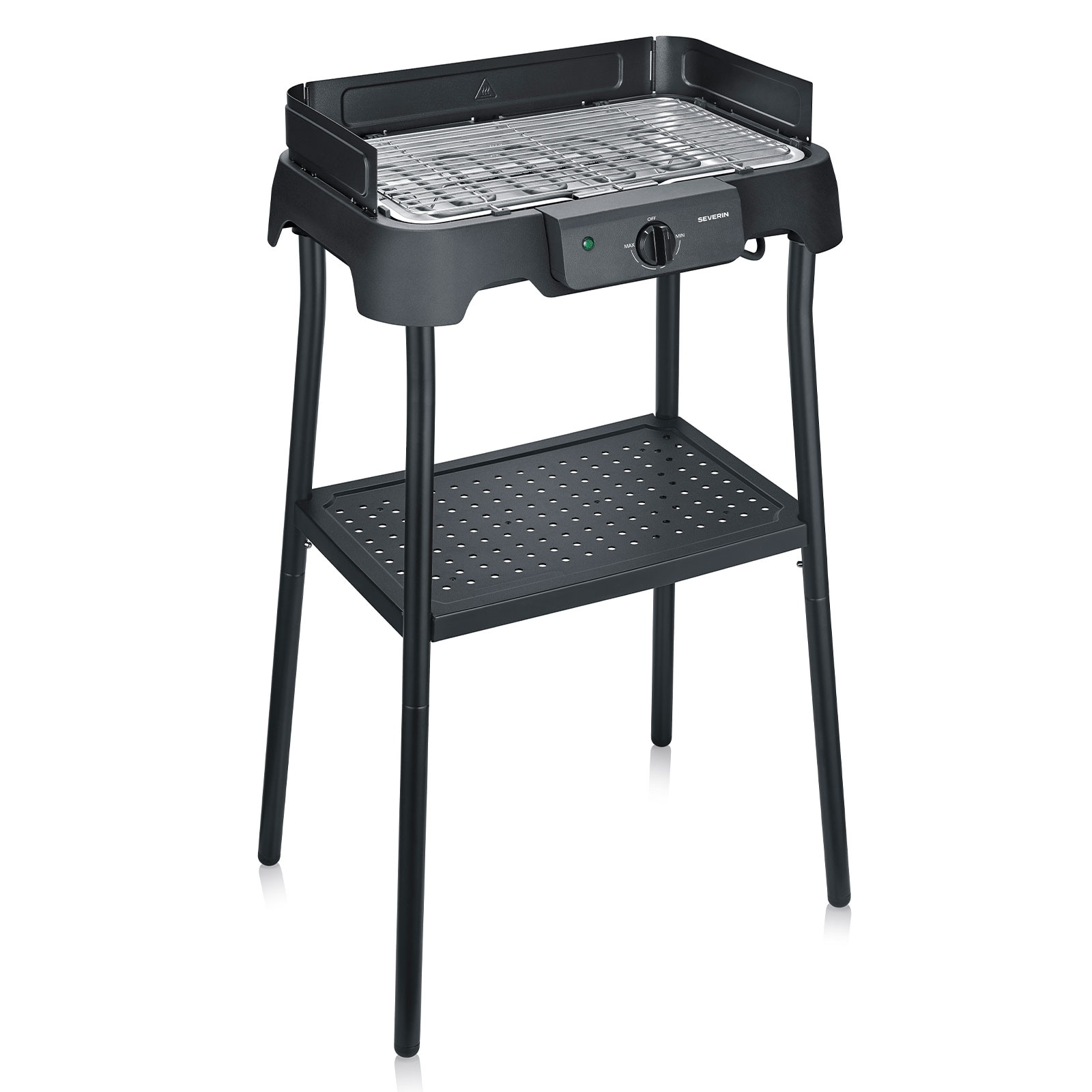 SEVERIN PG 8594 Standgrill (2000 Watt, Kunststoff, Grillfl&auml;che: 38 x 22 cm) 