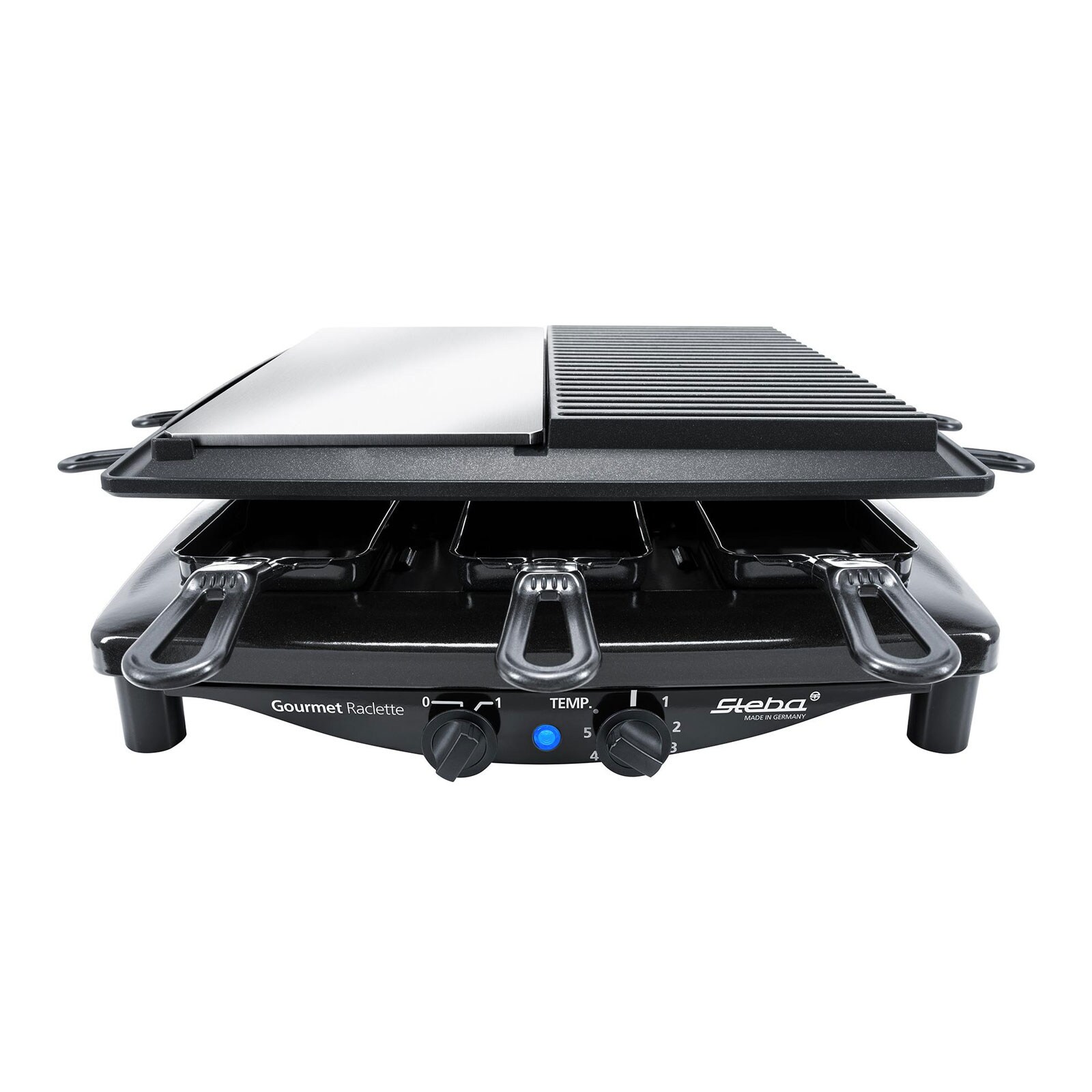 STEBA RC 8 Premium Raclette Black Steel 