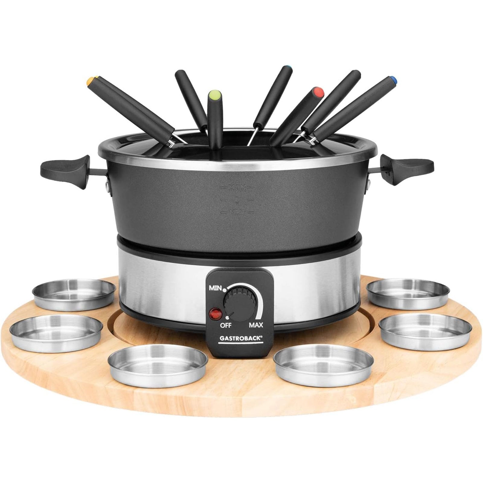 GASTROBACK 42566 Elektrisches Fondue Set 
