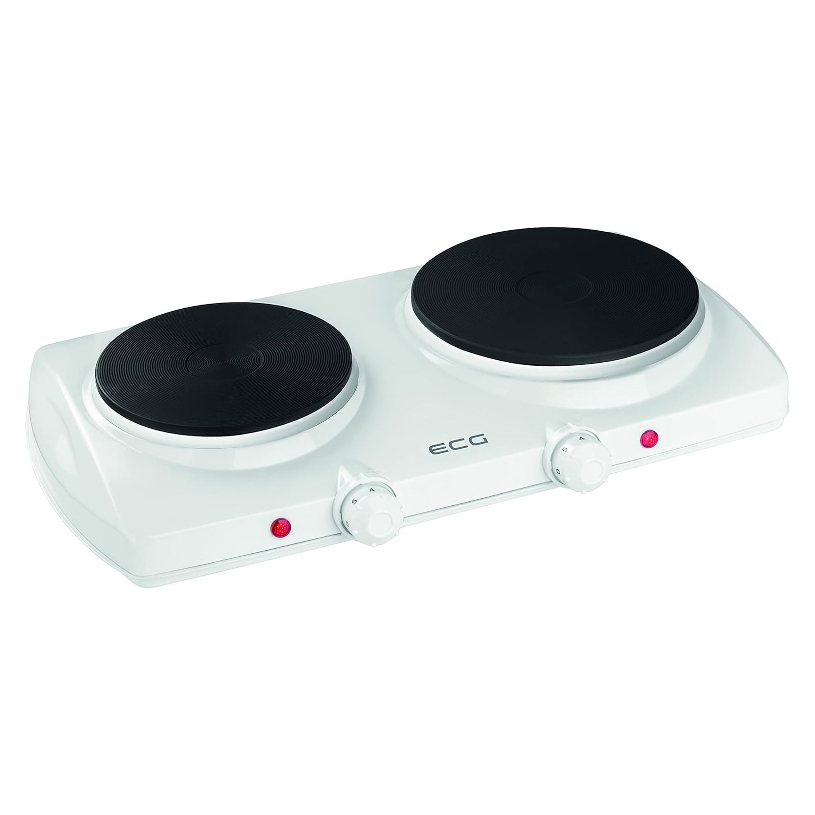 ECG Doppelkochplatte EV 2512 White 