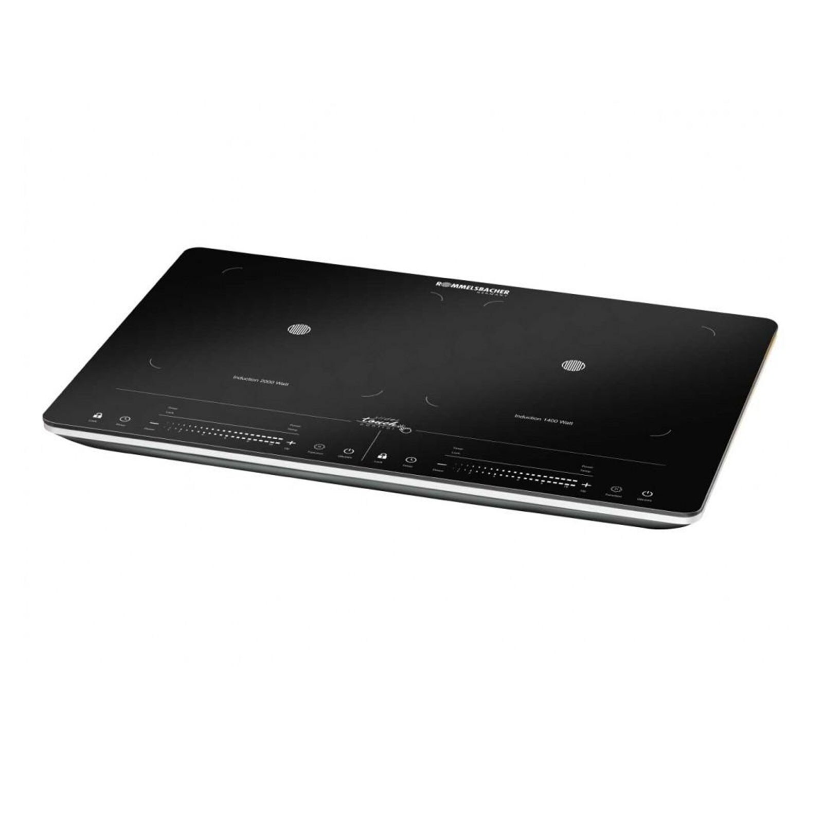 Rommelsbacher CT 3420/IN Induktions-Doppelkochplatte schwarz 