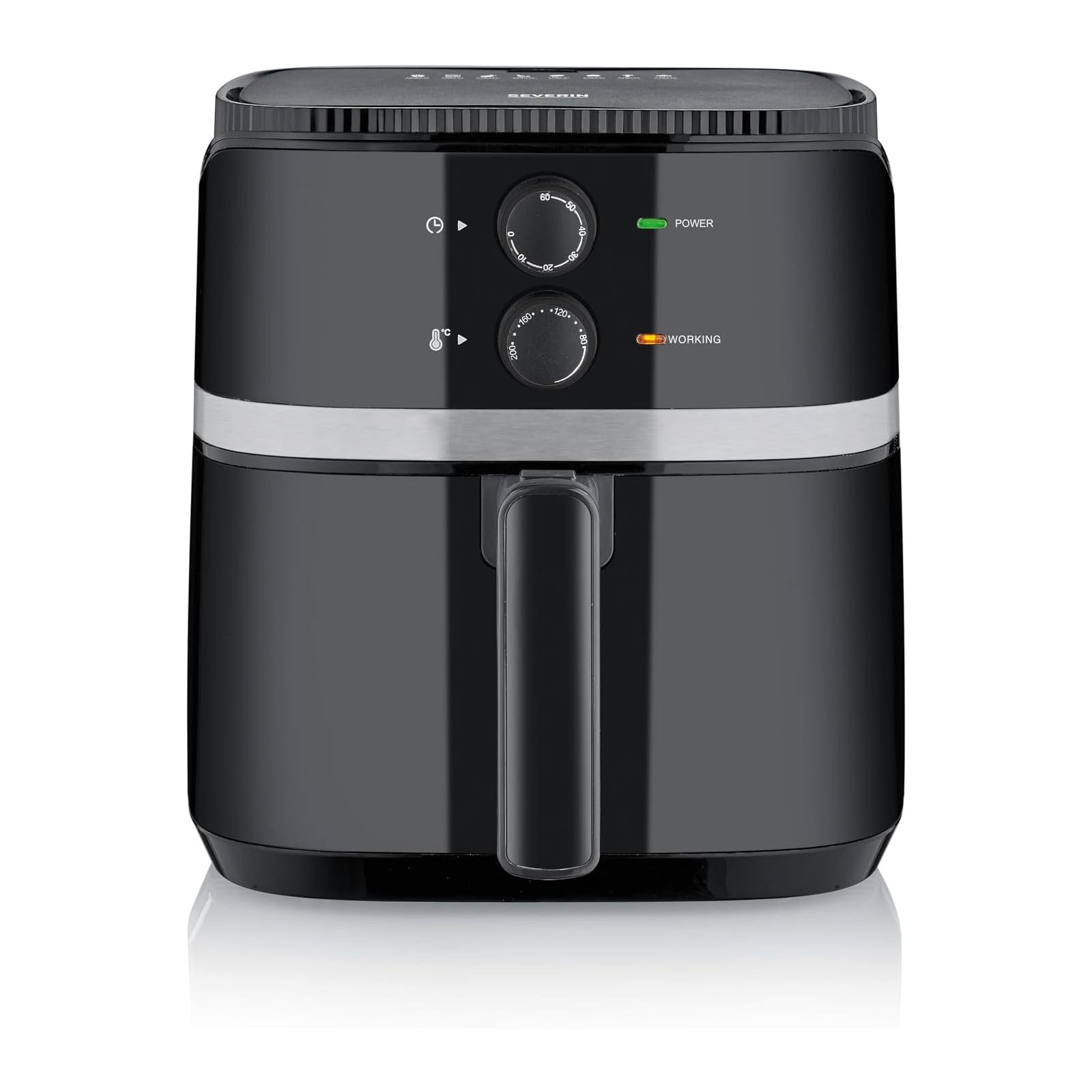 SEVERIN FR 2452 Hei&szlig;luftfritteuse (5l, 1500 W, Timer) 