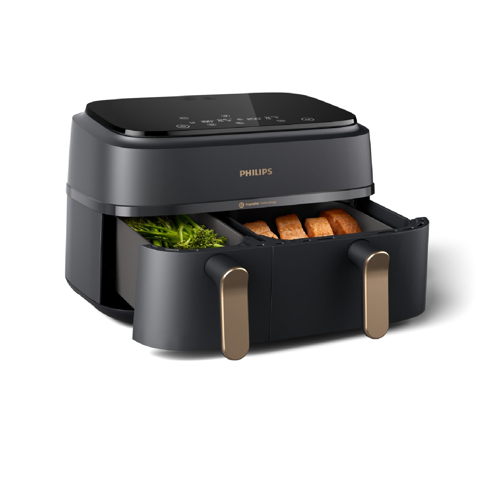 Philips NA352/04 3000 Series Doppel-Hei&szlig;luftfritteuse 
