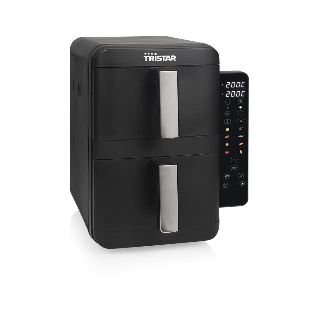 TRISTAR FR-907 Stack Doppel-Hei&szlig;luftfritteuse 