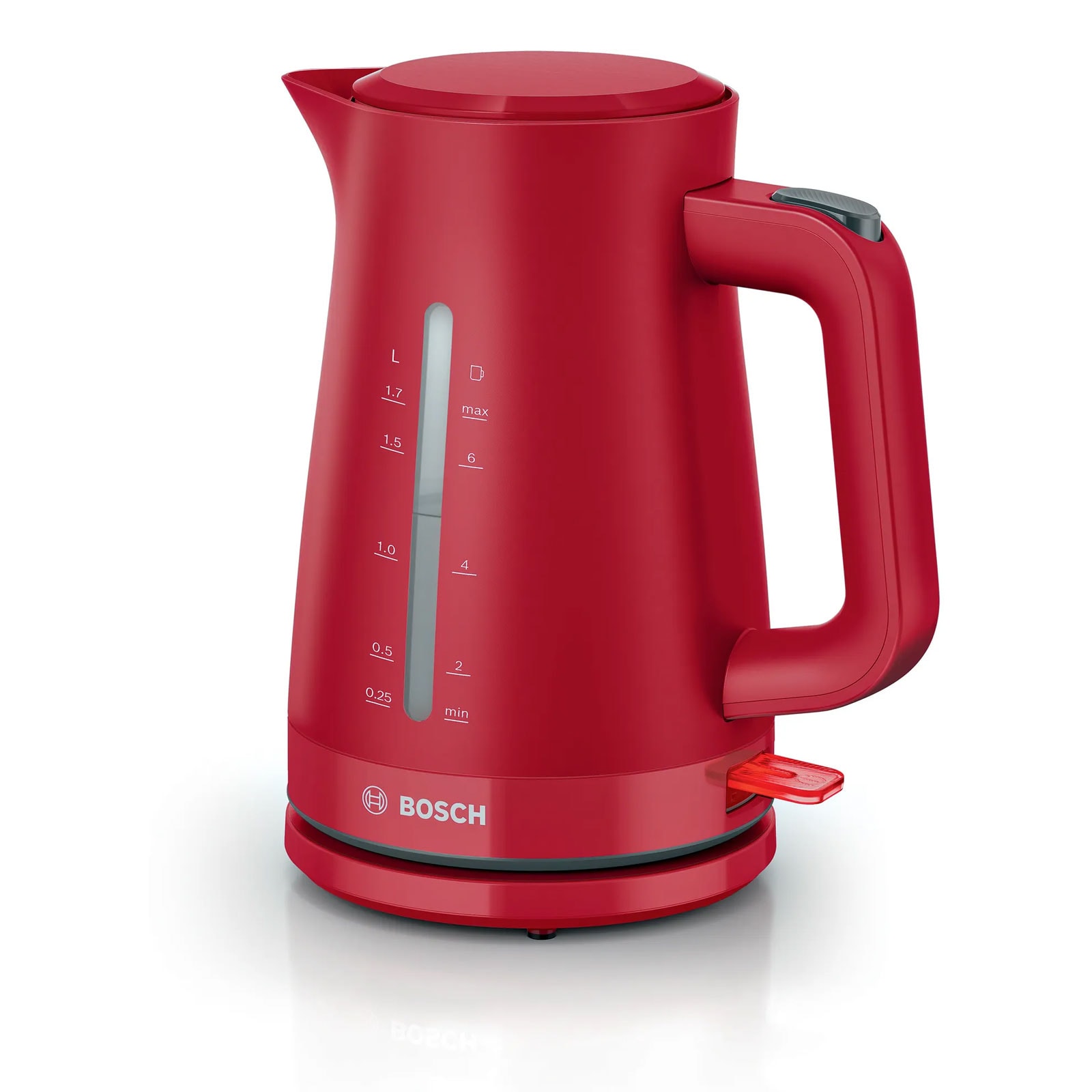BOSCH Wasserkocher TWK3M124 (MyMoment, 1,7 l, rot) 