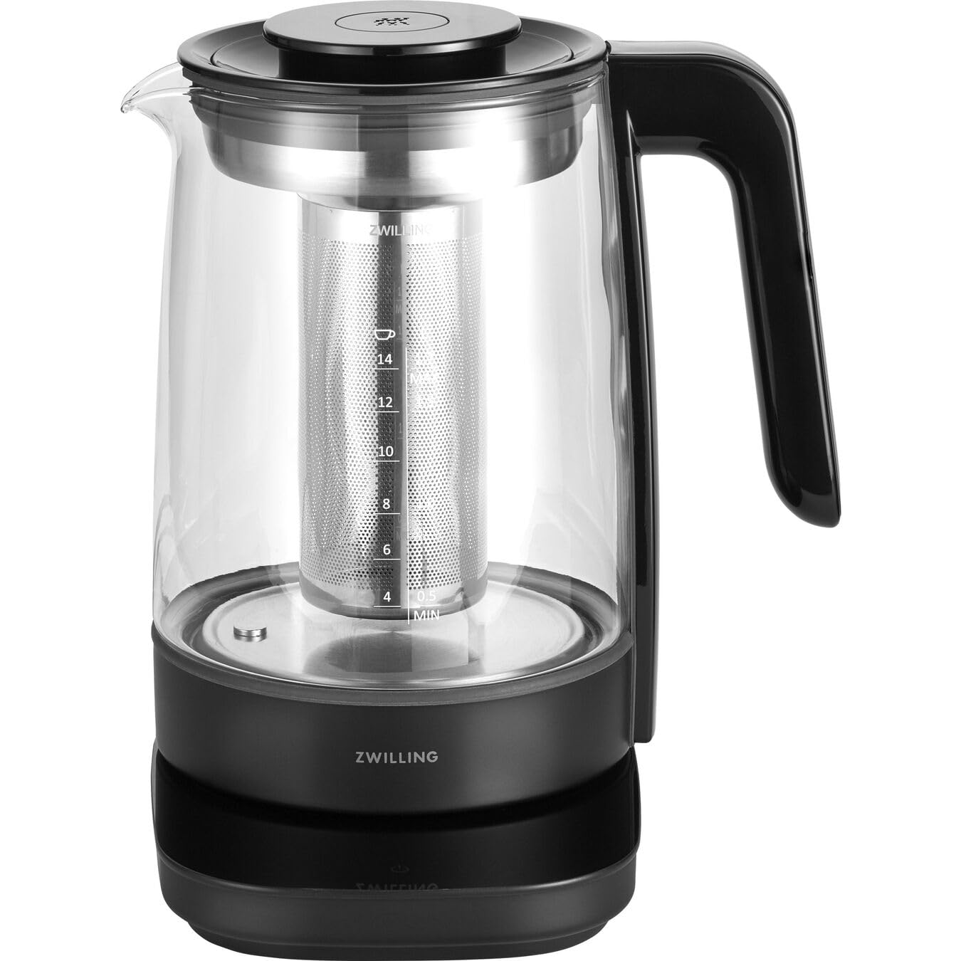 Zwilling Wasserkocher 1,7 l 1850 W Schwarz Glas 