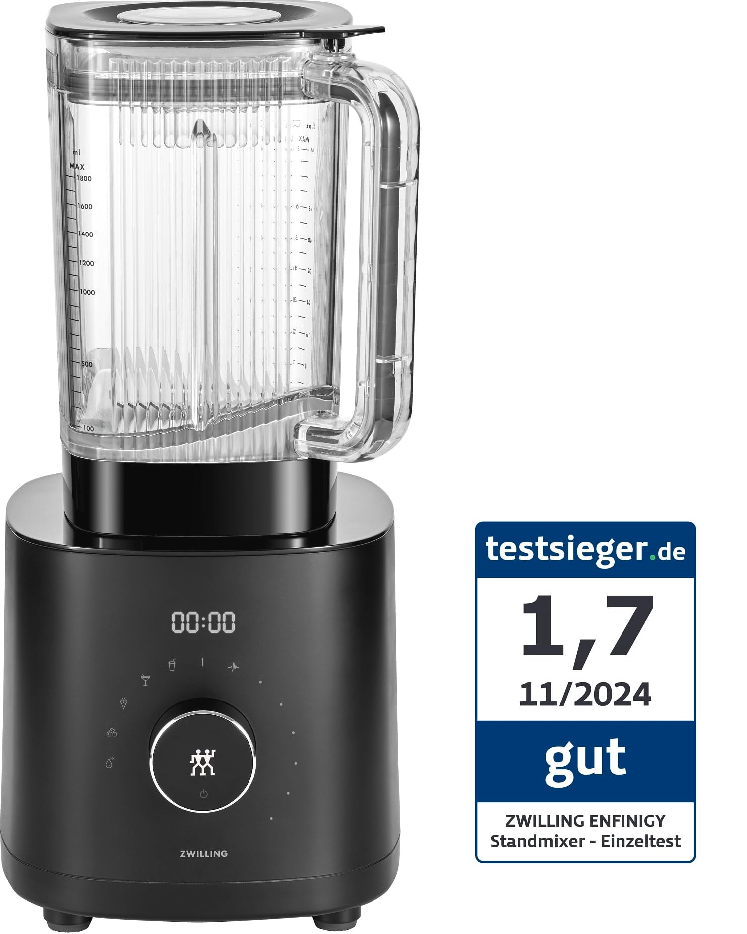 ZWILLING ENFINIGY Hochleistungsstandmixer 1.8 Liter, Mixer 