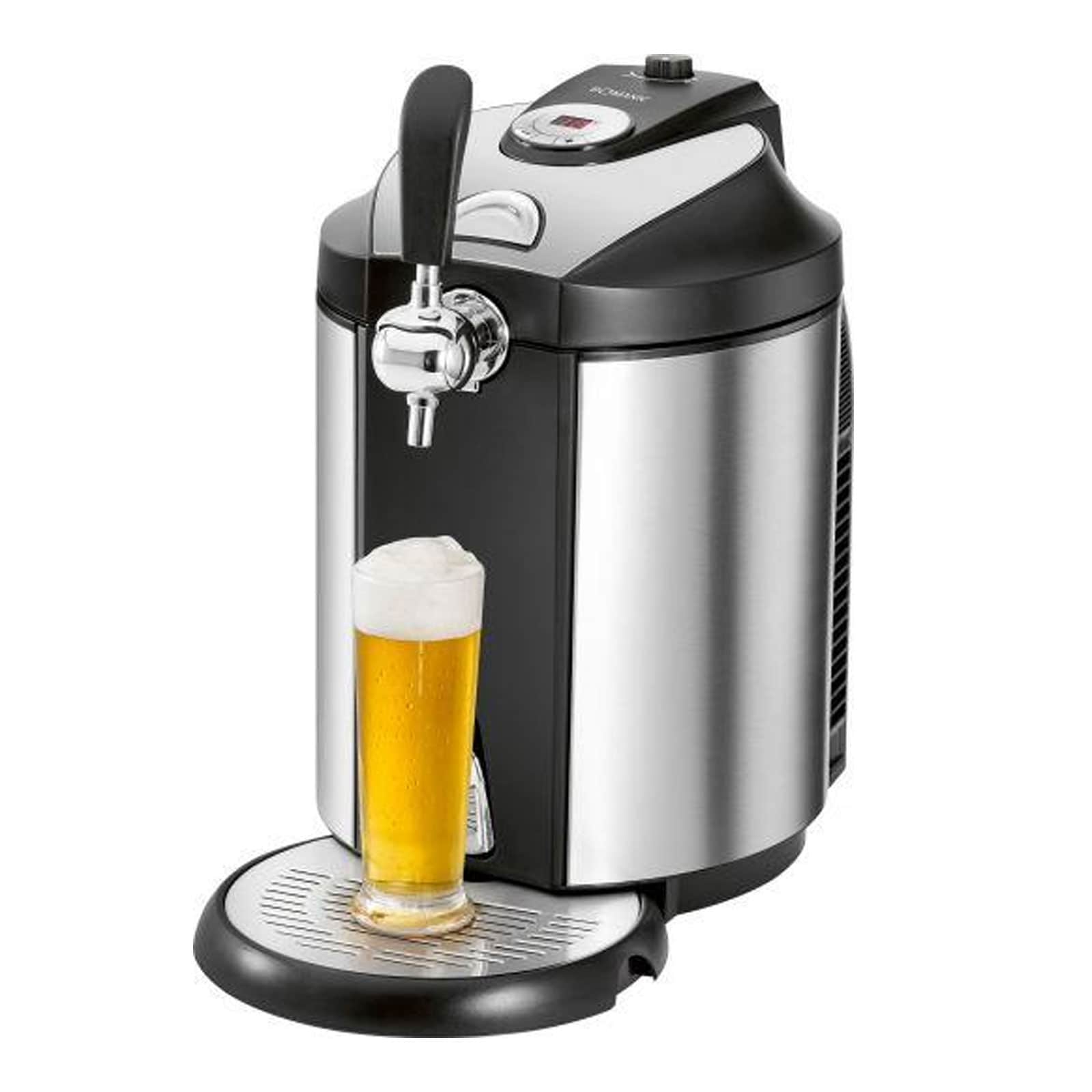 Clatronic BZ 3740 Bierzapfanlage Edelstahl / schwarz 