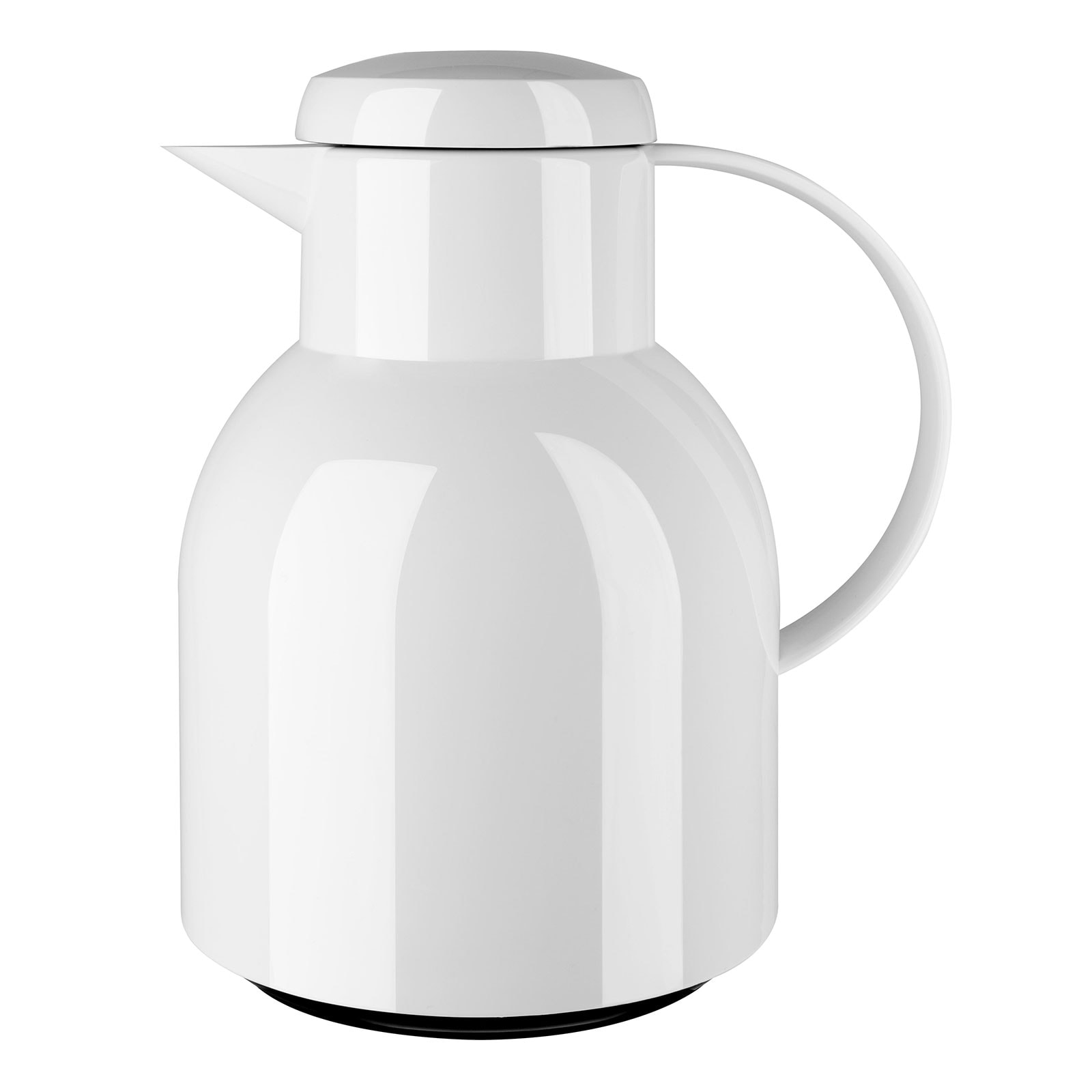 EMSA 504229 SAMBA Quick Press Isolierkanne 1,0 L, wei&szlig; gl&auml;nzend-opak 