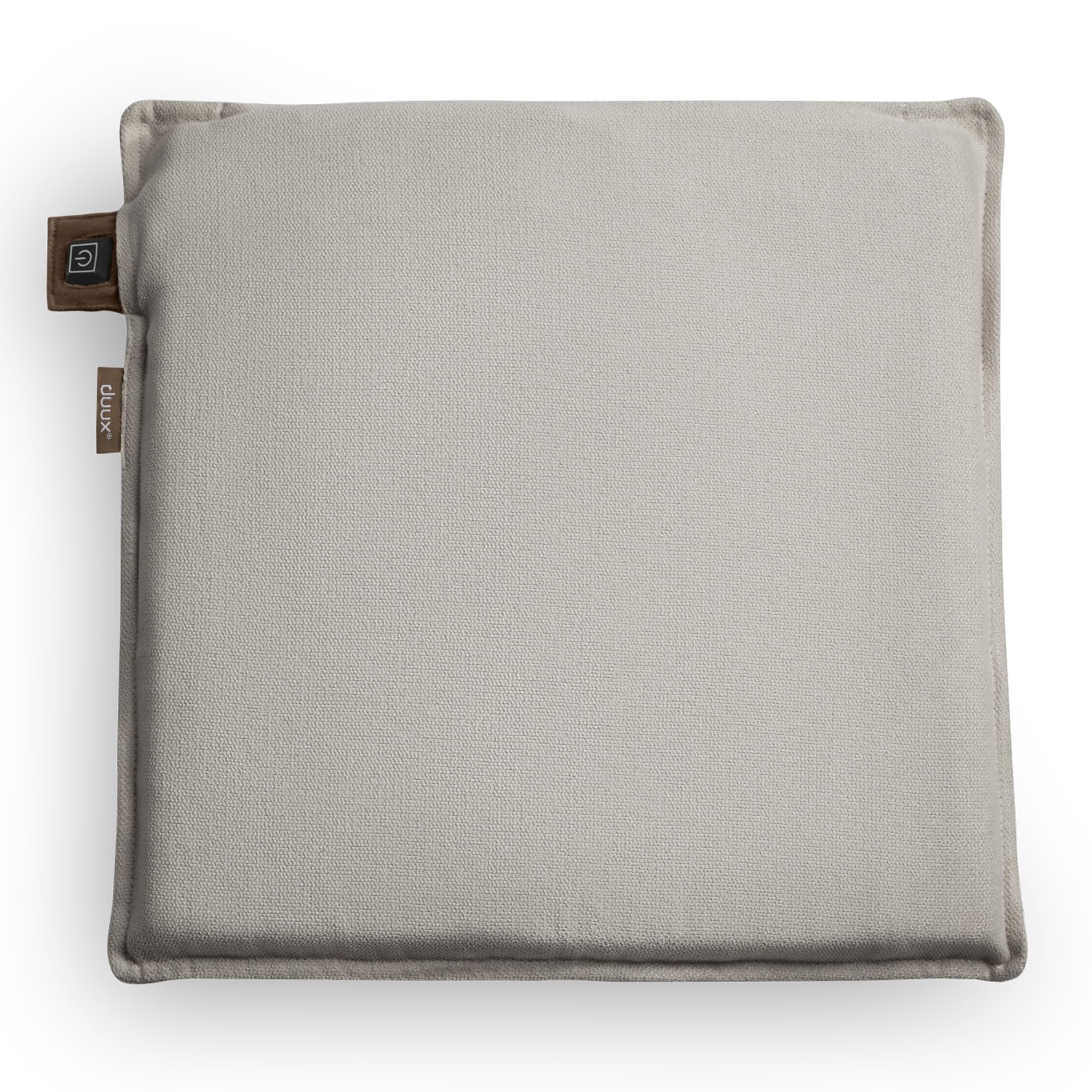 duux Mellow Grau Sitz Heizkissen (3 Heizstufen, 10 Watt, Handw&auml;sche bei 40 &deg;C, bis zu 9 Stunden Akkulaufzeit, 4 h Aufladezeit, Memory-Schaum-Kern, Fleece) 