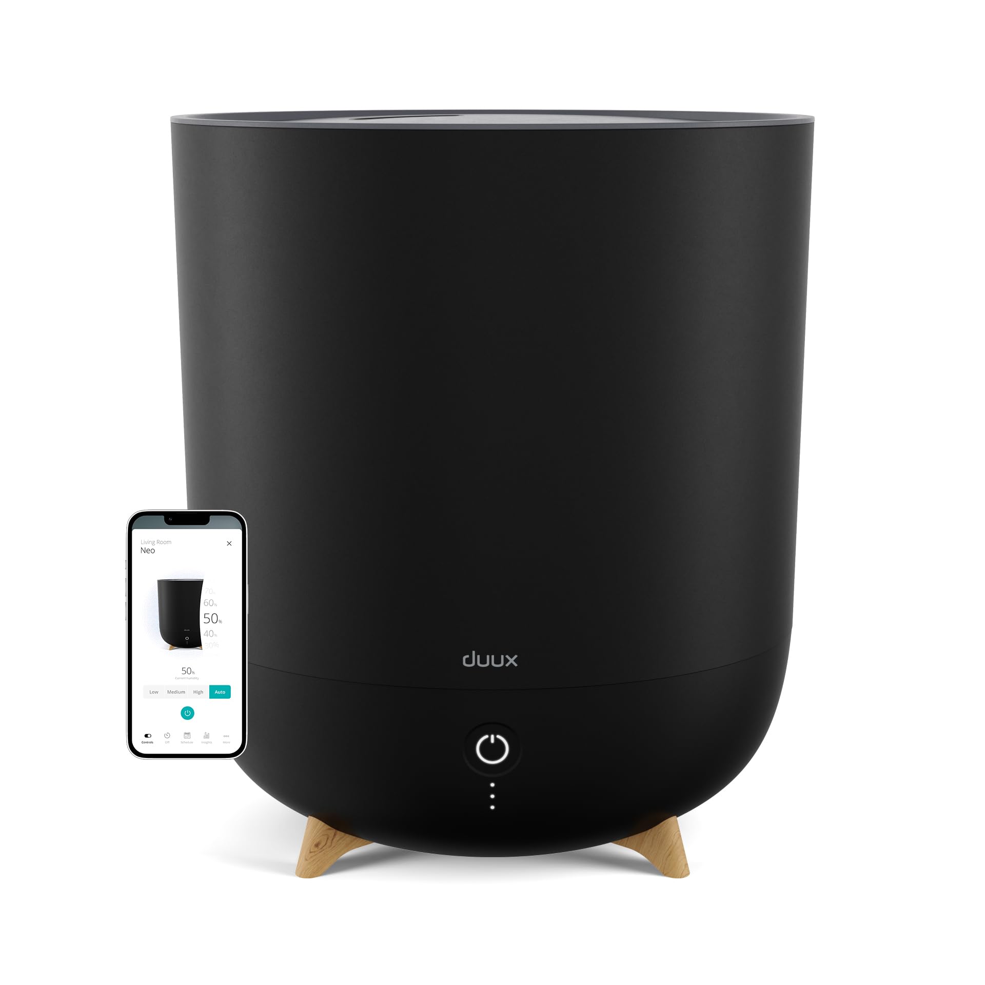 duux Neo Smart Schwarz Luftbefeuchter 