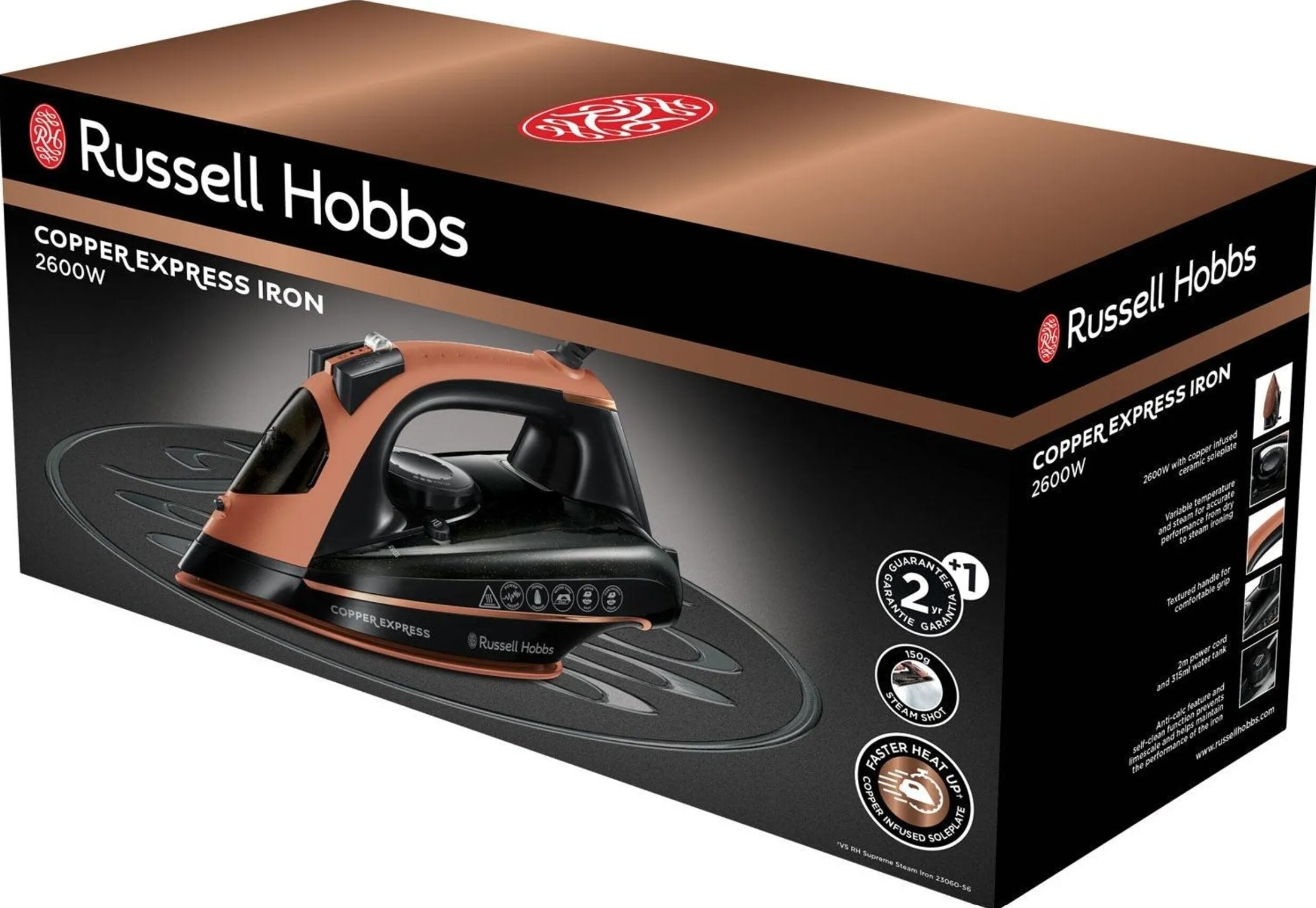 Russell Hobbs 23975-56 Copper Express Dampfb&uuml;geleisen 