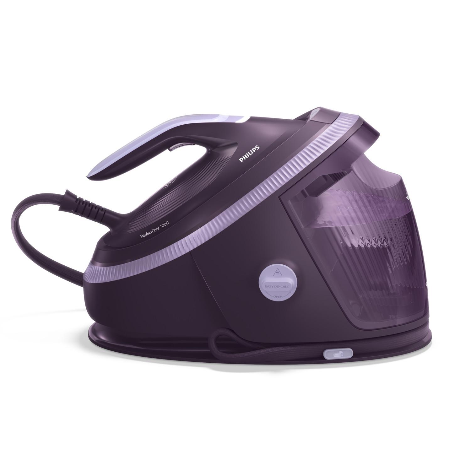 Philips 7000 Series PSG7200/30 PerfectCare Dampfb&uuml;gelstation (3.120 Watt, SteamGlide Elite-B&uuml;gelsohle, 160 g/min Dauerdampf, 600 g/min Dampfsto&szlig;, 1,5 l Wassertank, 1,65 m Kabel) 