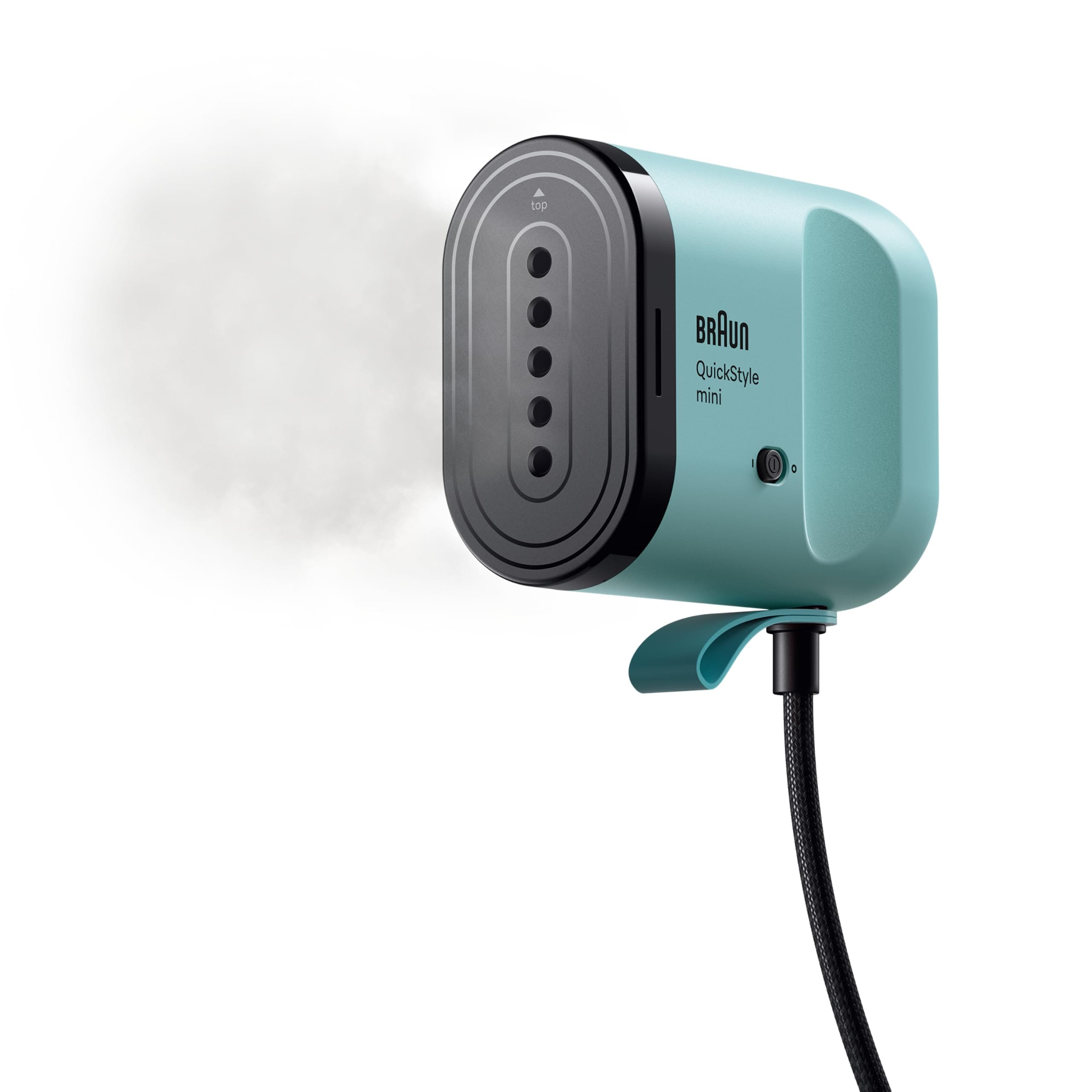 BRAUN GS 1051 GR QuickStyle Mini Dampfgl&auml;tter (1.200 Watt, 20 g/min Dampfleistung, 80 ml Wassertankkapazit&auml;t, Anti-Tropf System, Sicherheitsabschaltung) 