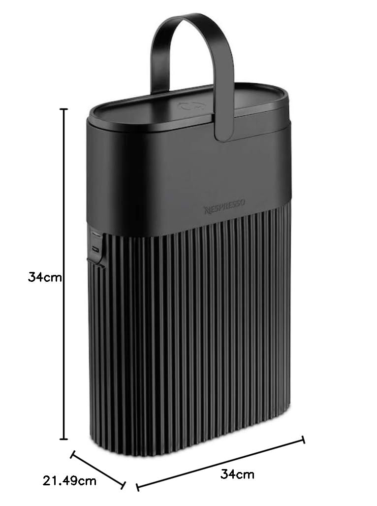 Nespresso Kapsel Recyclingbeh&auml;lter schwarz 