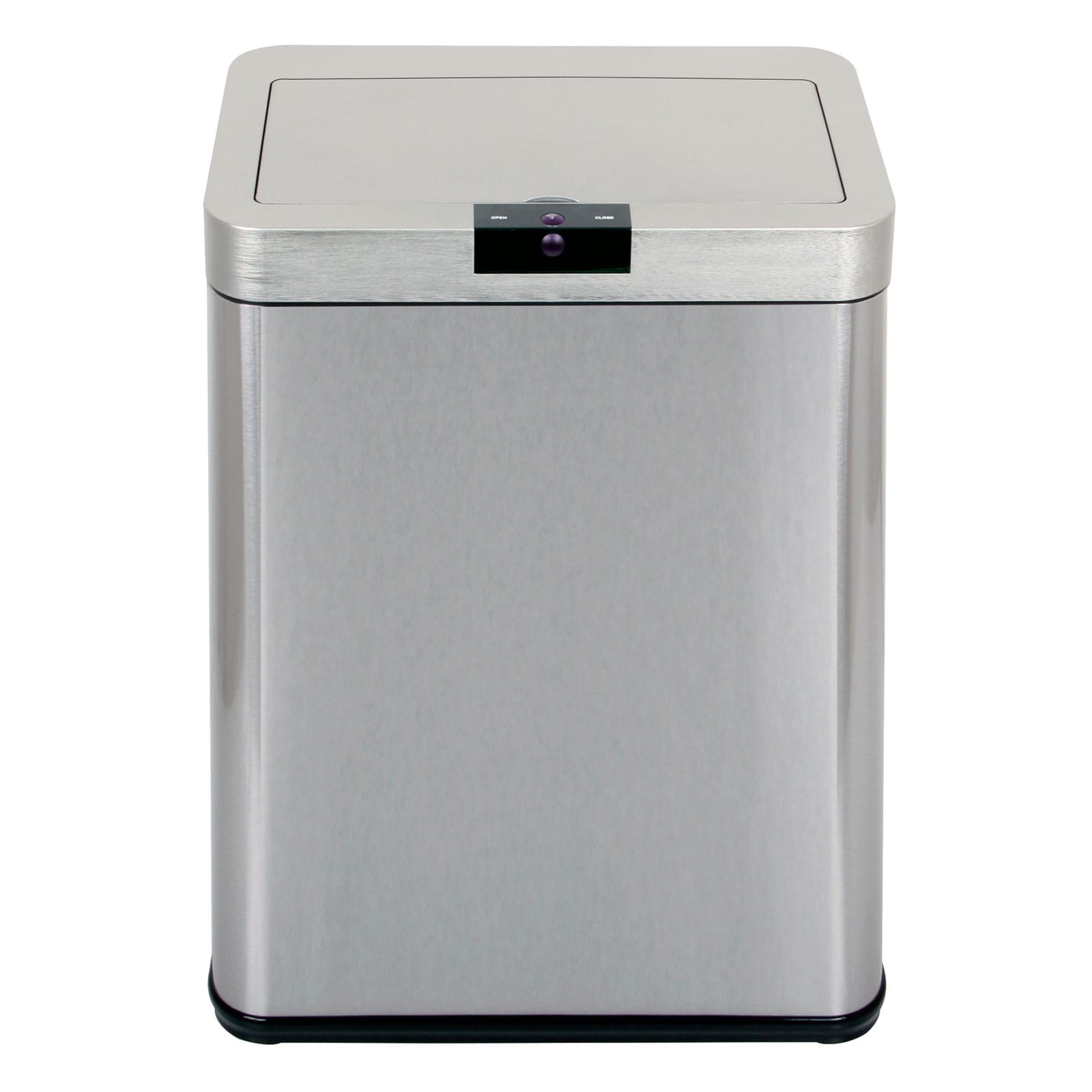 Echtwerk Abfalleimer mit Sensor 48L SQUARE - Inox Silver 