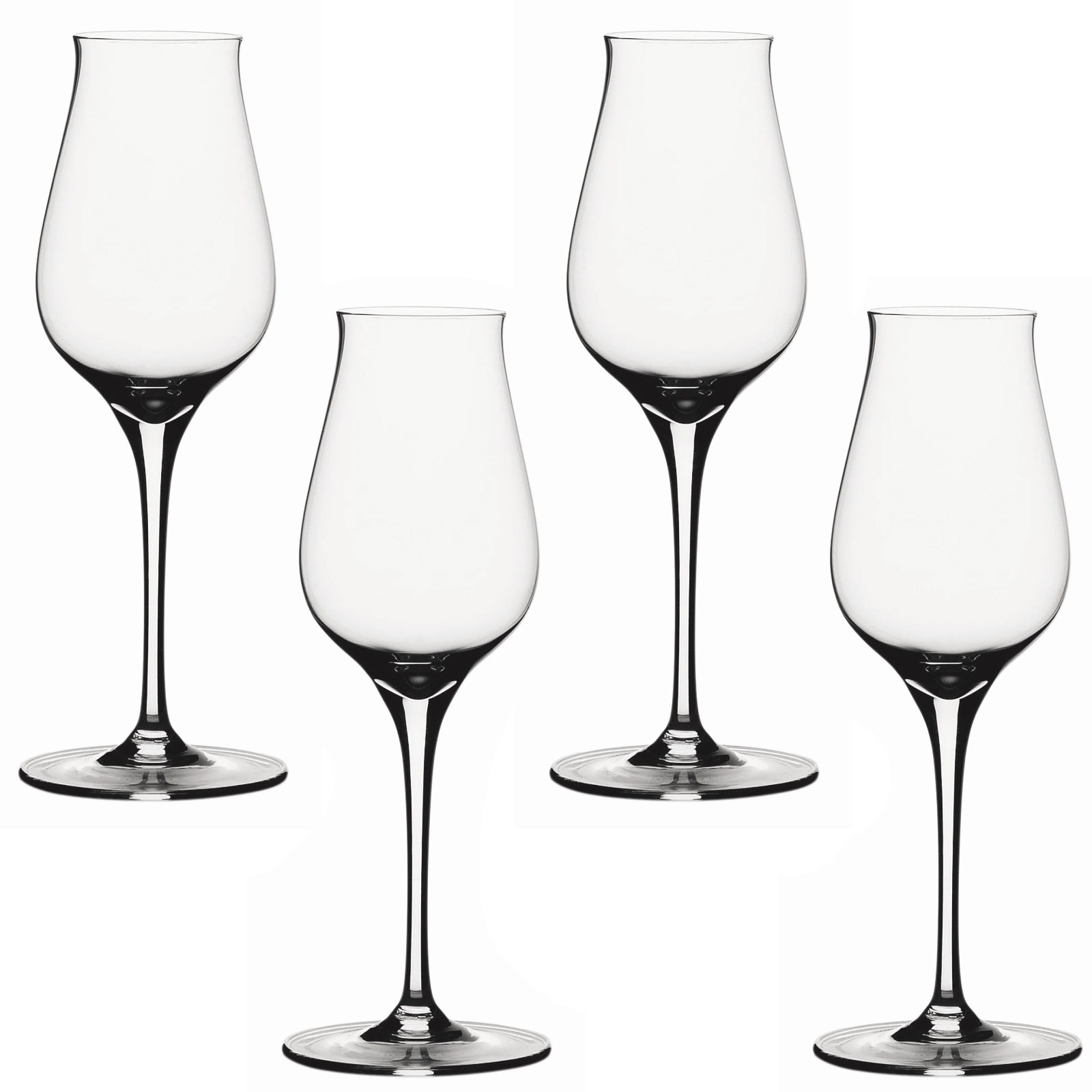 Spiegelau 4-teiliges Digestif-Set, Schnapsgl&auml;ser, Kristallglas, 170 ml, Authentis, 4400170 