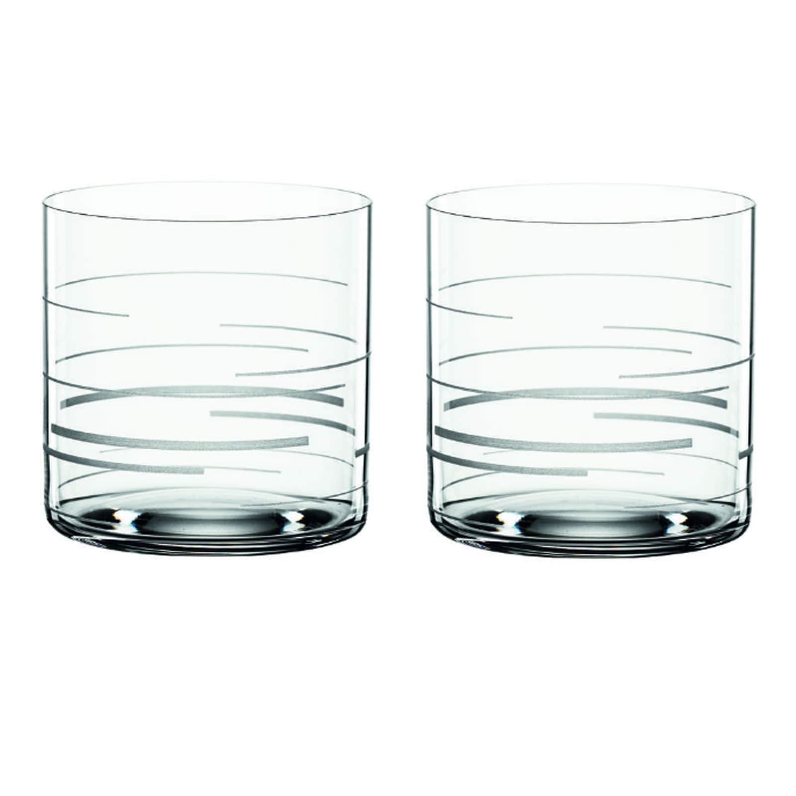 Spiegelau Signature Drinks Softdrinkbecher Lines, 2er-Set 