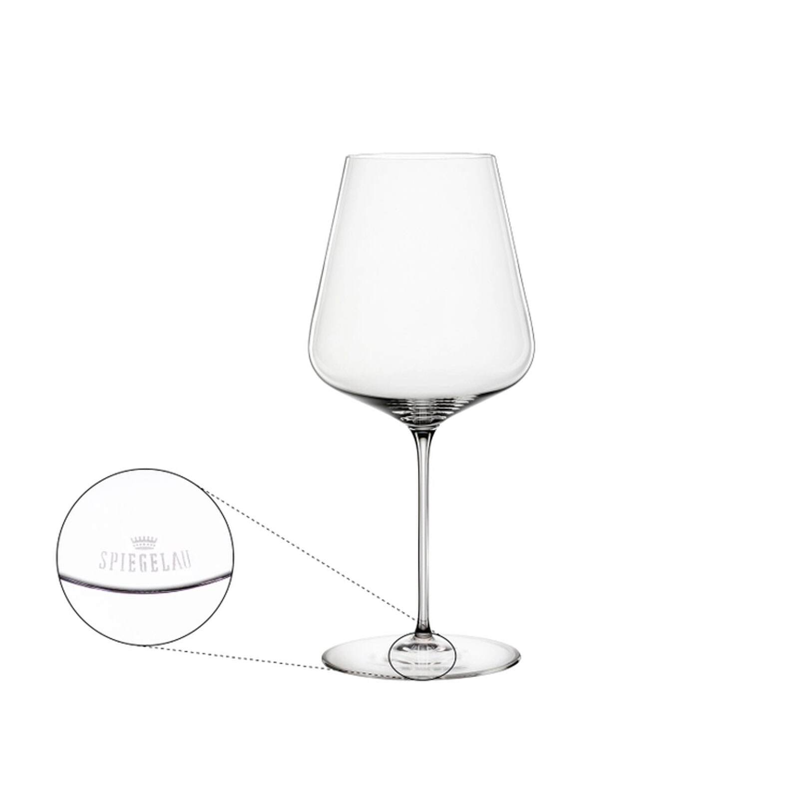 Spiegelau 2-teiliges Bordeauxglas-Set, Kristallglas, 750 ml, Definition 