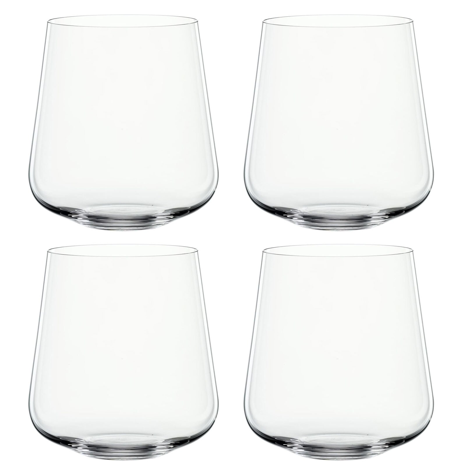 Spiegelau 4-teiliges Wassergl&auml;ser-Set, Trinkgl&auml;ser, Kristallglas, 490 ml, Definition, 1350175 